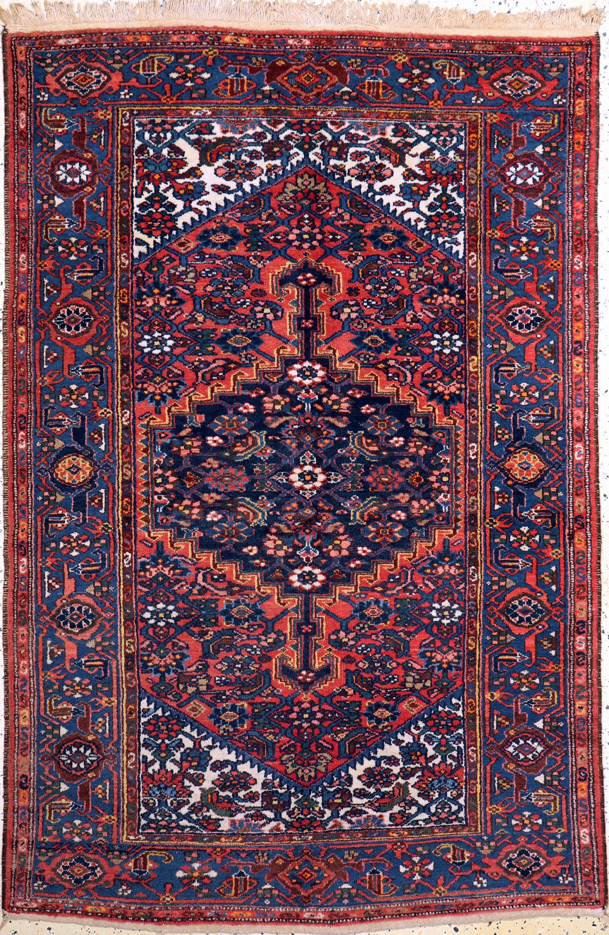 Hamadan alt, Persien, Mitte 20.Jhd, Wolle auf Baumwolle, ca. 199 x 133 cm, EHZ: 2