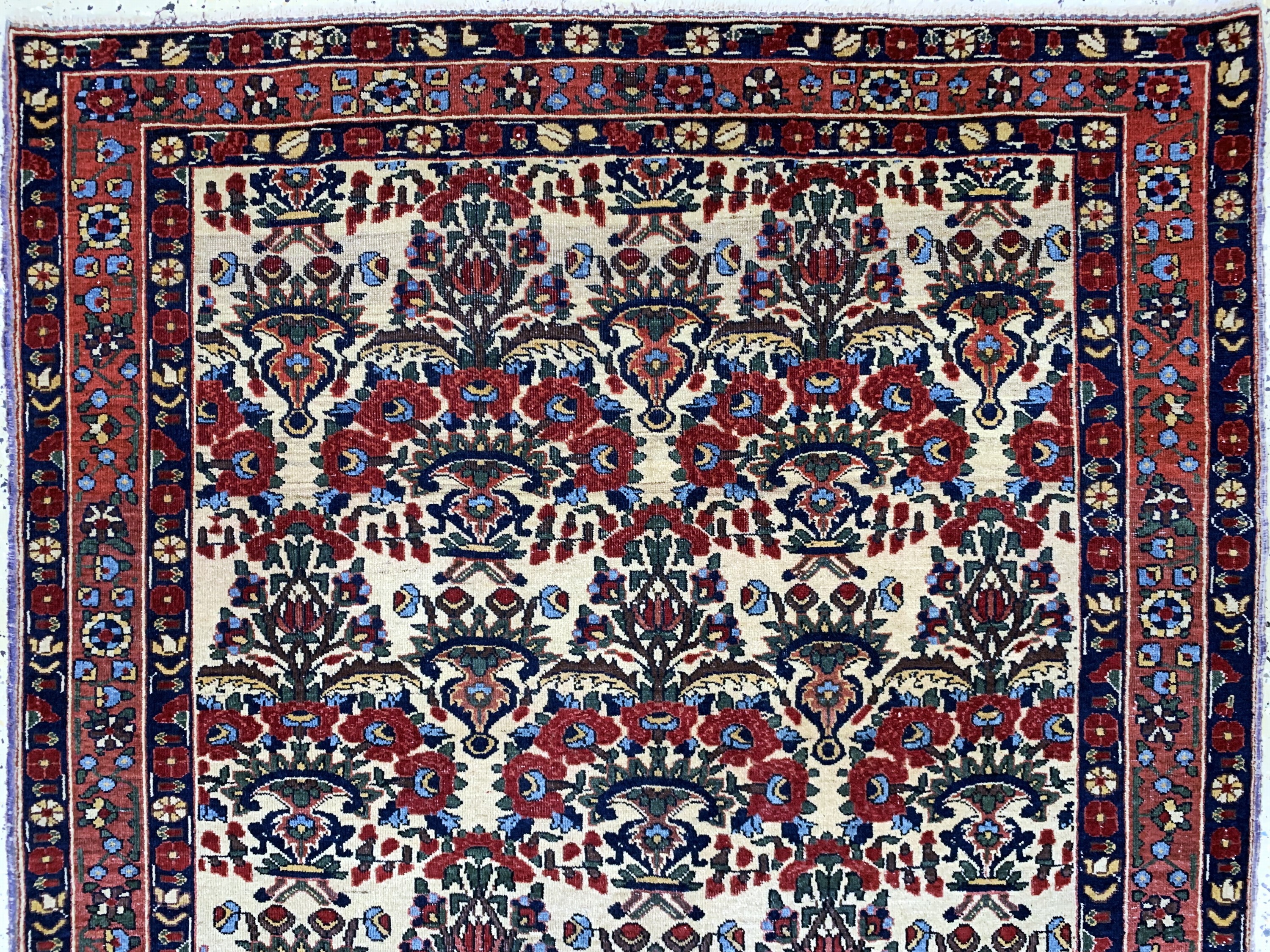 Detail a: Afschar alt, Persien, Anfang 20.Jhd, Wolle auf Baumwolle, ca. 175 x 128 cm, EHZ: 3