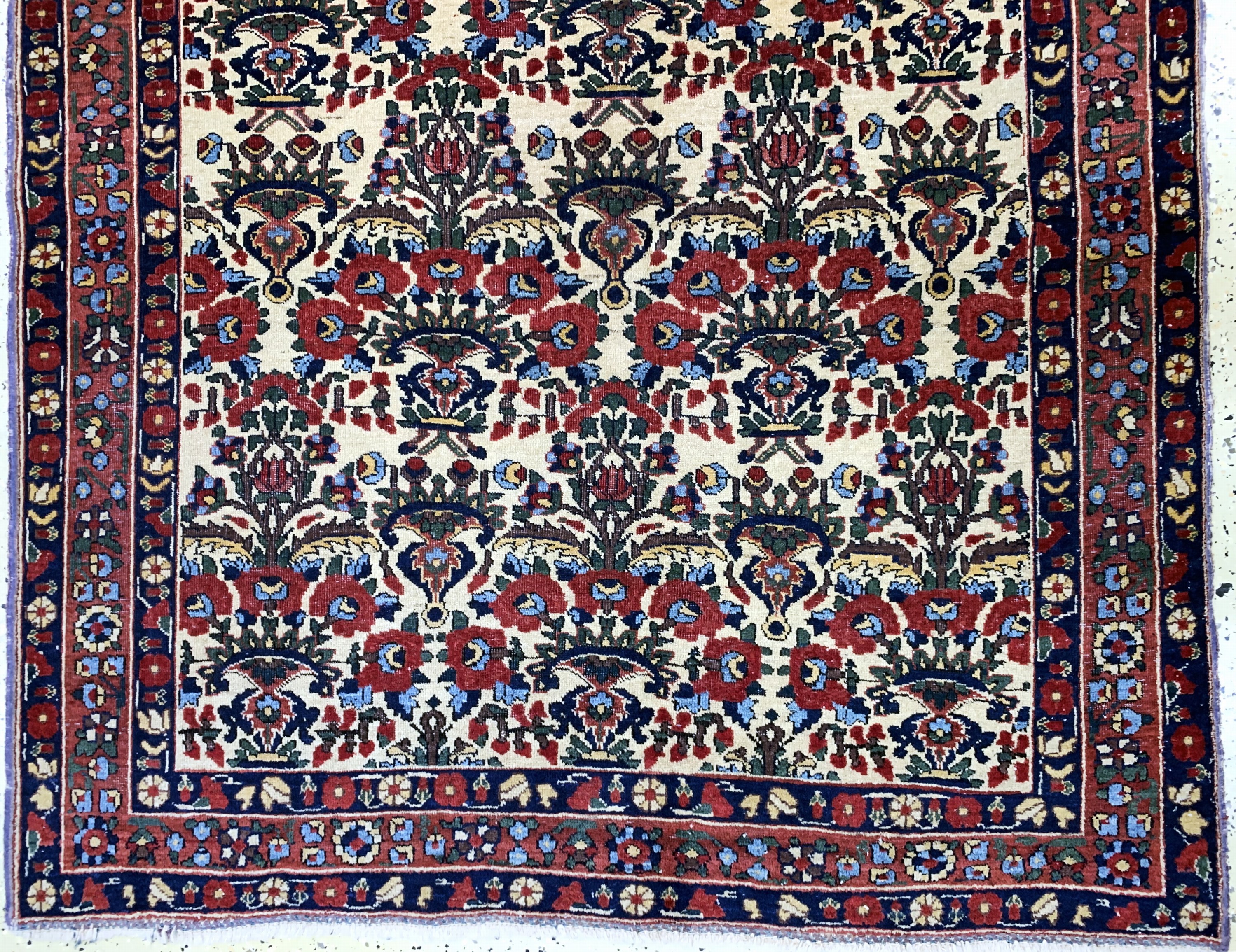 Detail b: Afschar alt, Persien, Anfang 20.Jhd, Wolle auf Baumwolle, ca. 175 x 128 cm, EHZ: 3