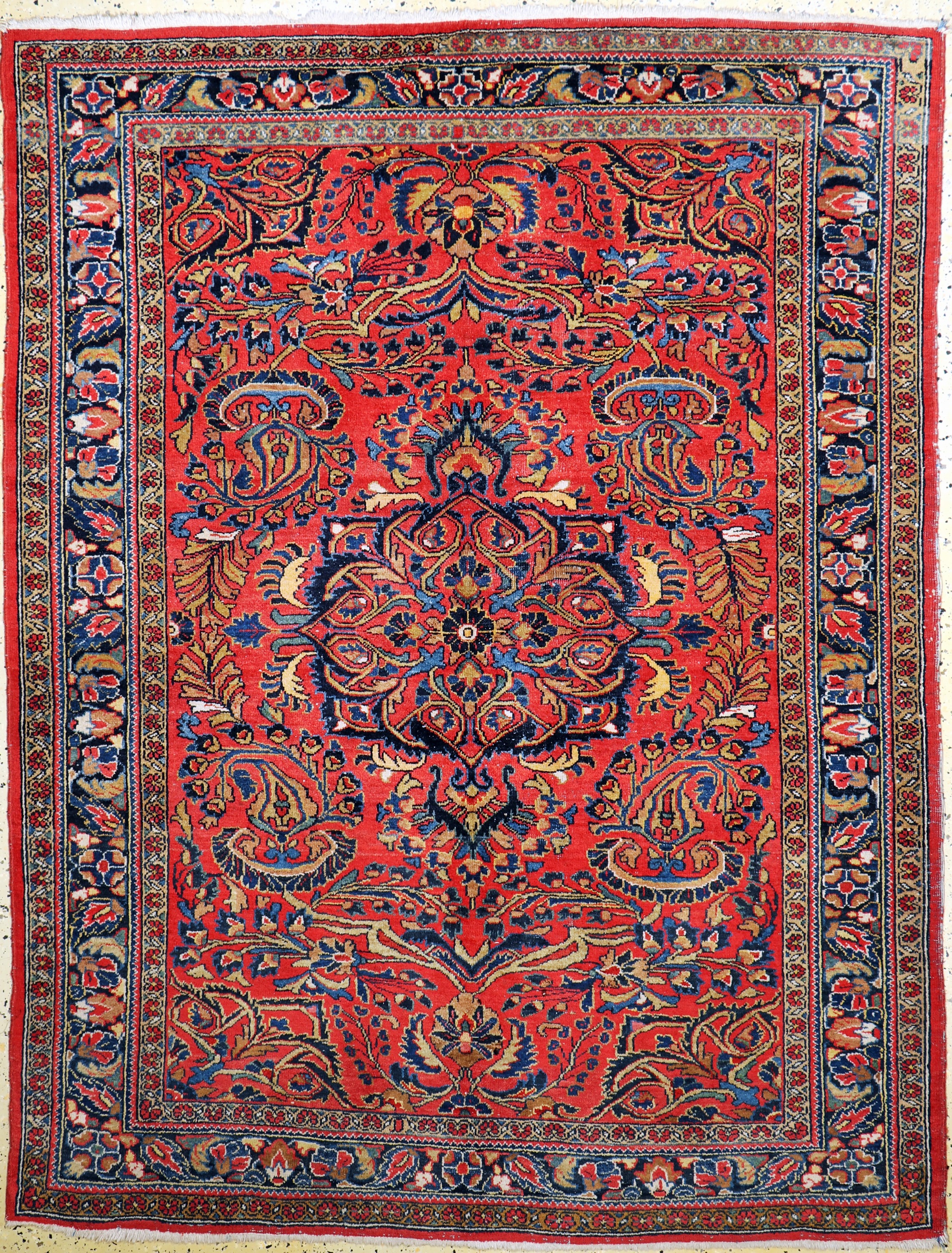 Lilian, Persien, Mitte 20.Jhd, Wolle auf Baumwolle, ca. 210 x 130 cm, EHZ: 3