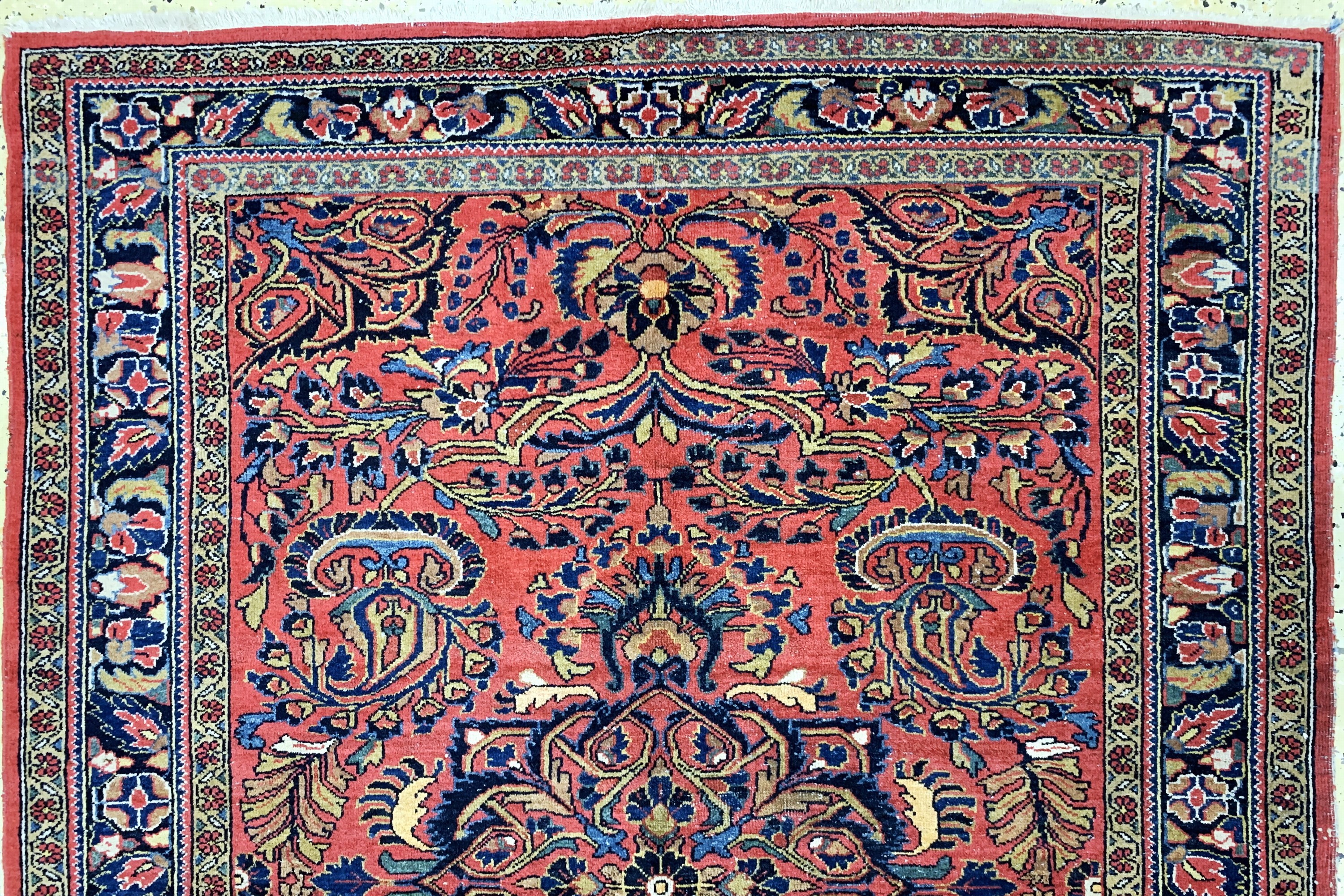 Detail a: Lilian, Persien, Mitte 20.Jhd, Wolle auf Baumwolle, ca. 210 x 130 cm, EHZ: 3