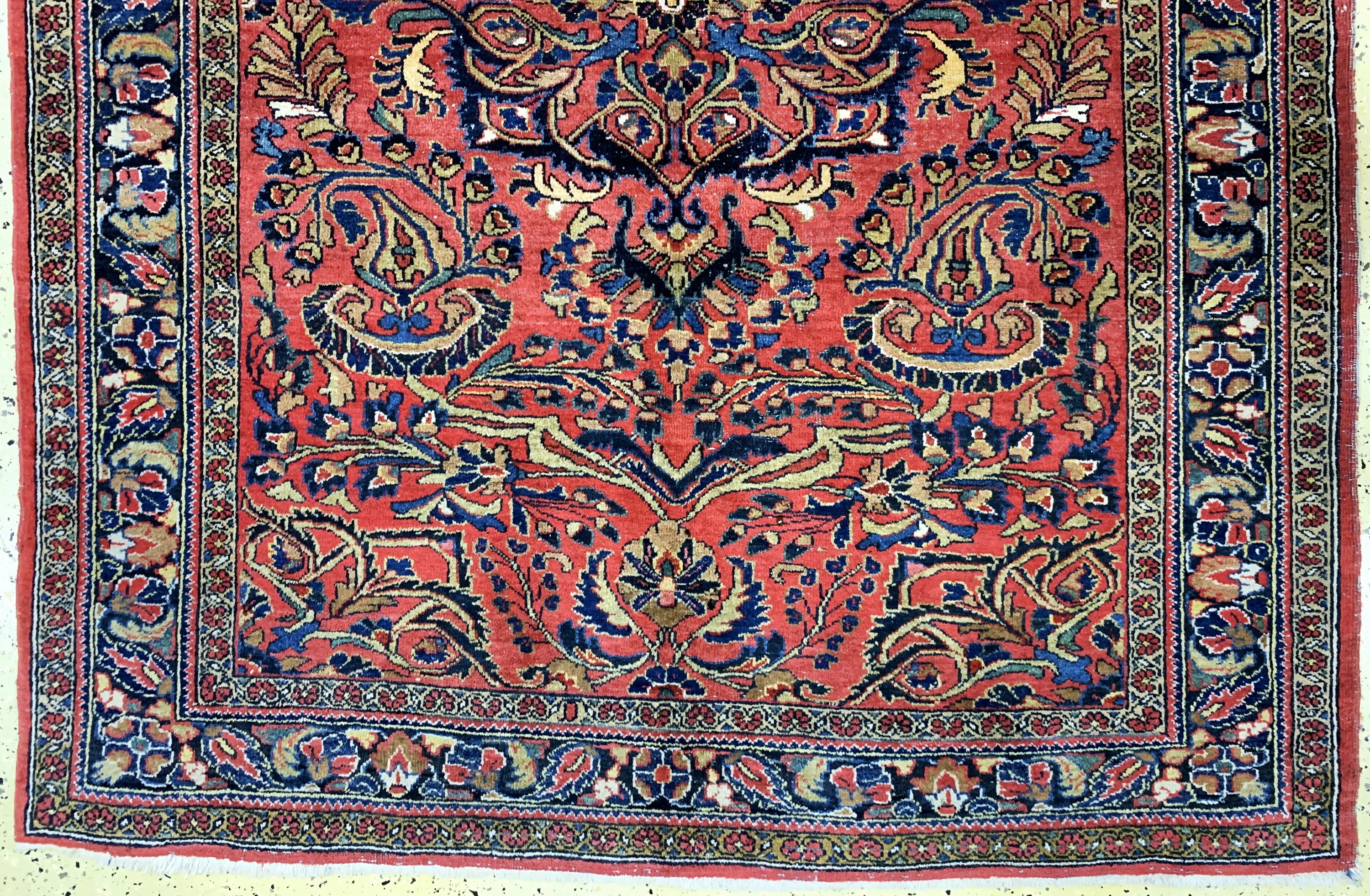 Detail b: Lilian, Persien, Mitte 20.Jhd, Wolle auf Baumwolle, ca. 210 x 130 cm, EHZ: 3