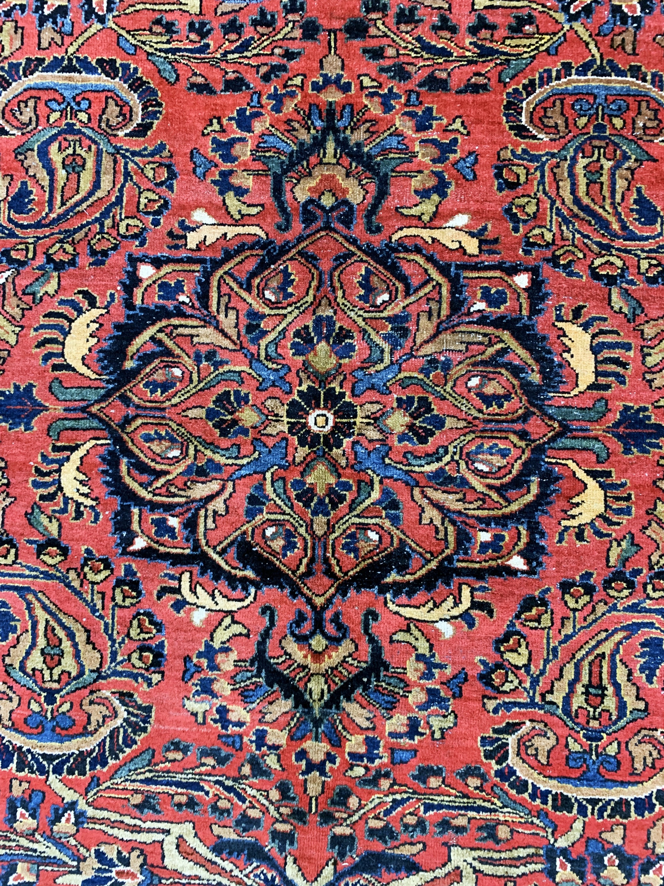 Detail c: Lilian, Persien, Mitte 20.Jhd, Wolle auf Baumwolle, ca. 210 x 130 cm, EHZ: 3