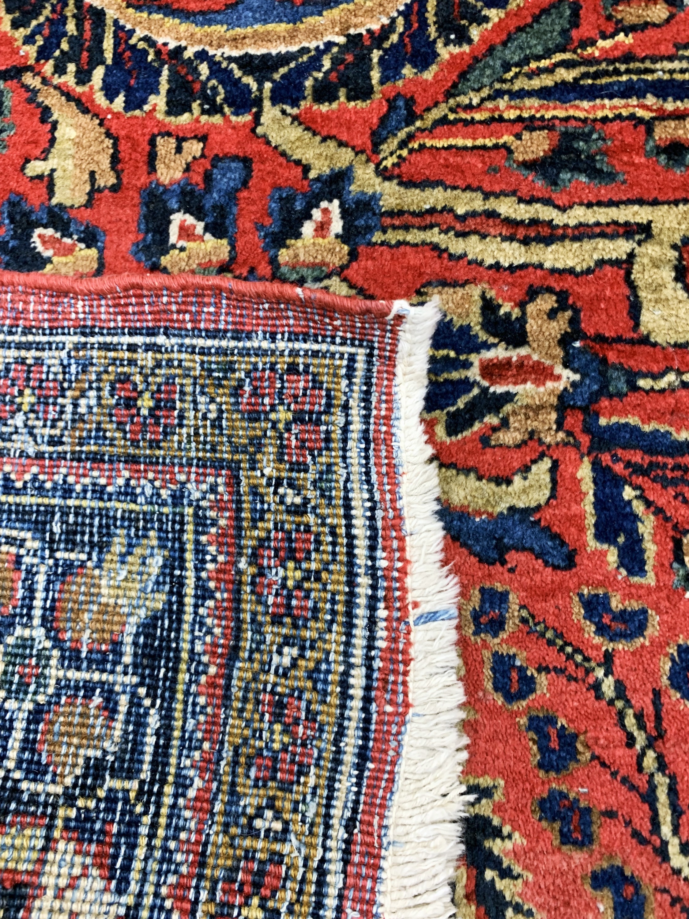 Detail e: Lilian, Persien, Mitte 20.Jhd, Wolle auf Baumwolle, ca. 210 x 130 cm, EHZ: 3