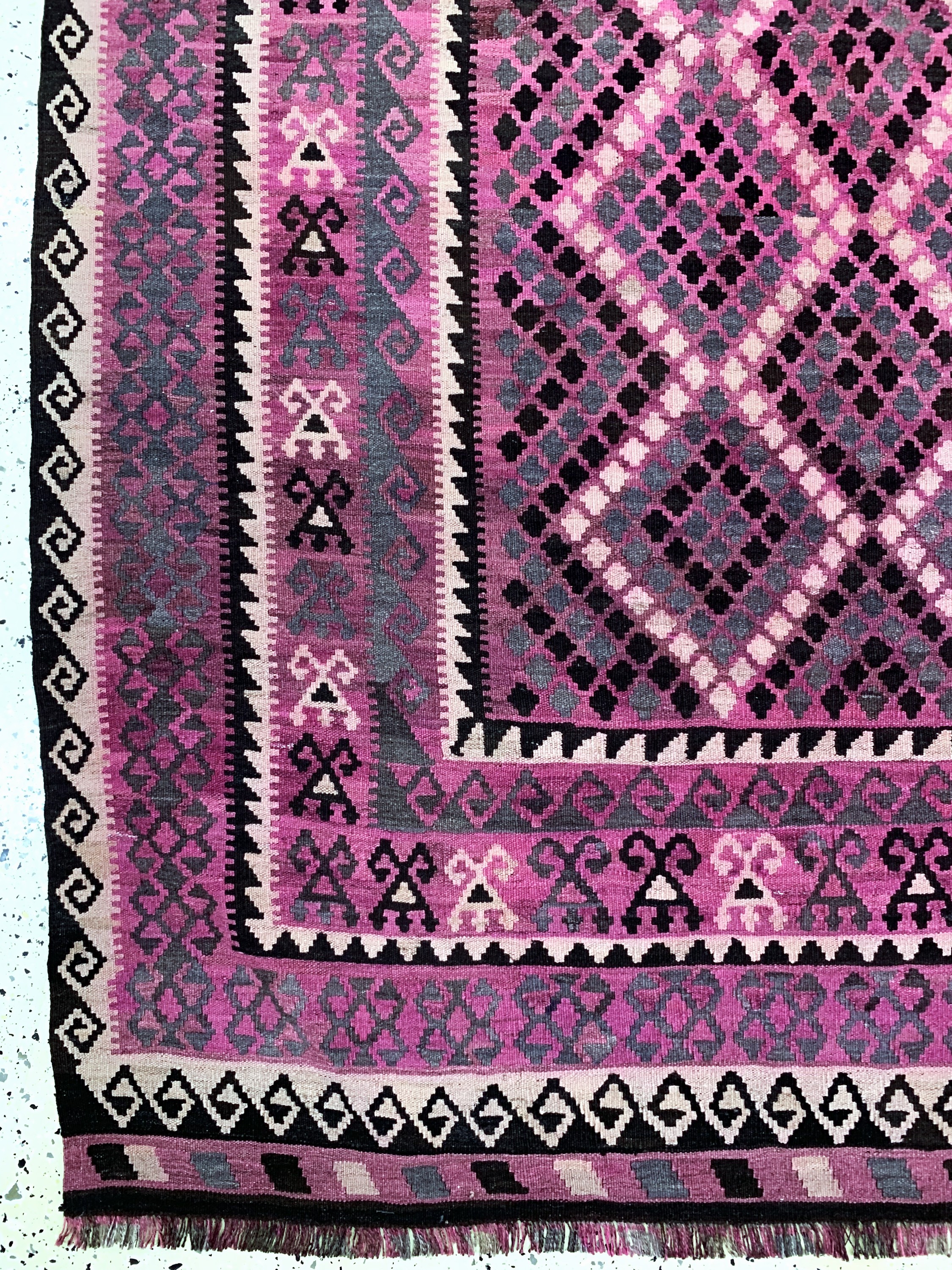 Detail b: Kelim Meymaneh, Afghanistan, Mitte 20.Jhd, Wolle auf Wolle, ca. 270 x 230 cm, EHZ: 2