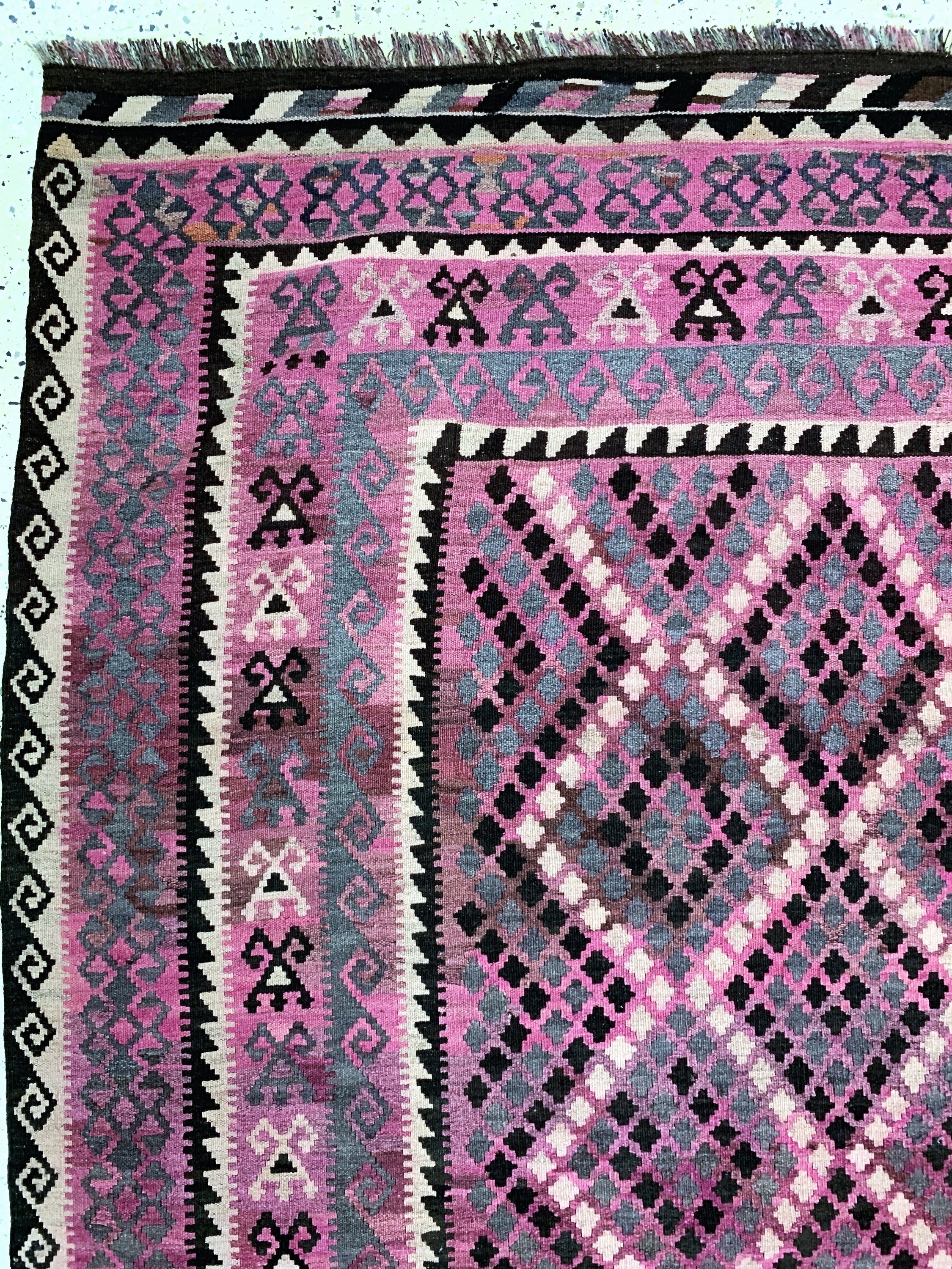 Detail c: Kelim Meymaneh, Afghanistan, Mitte 20.Jhd, Wolle auf Wolle, ca. 270 x 230 cm, EHZ: 2