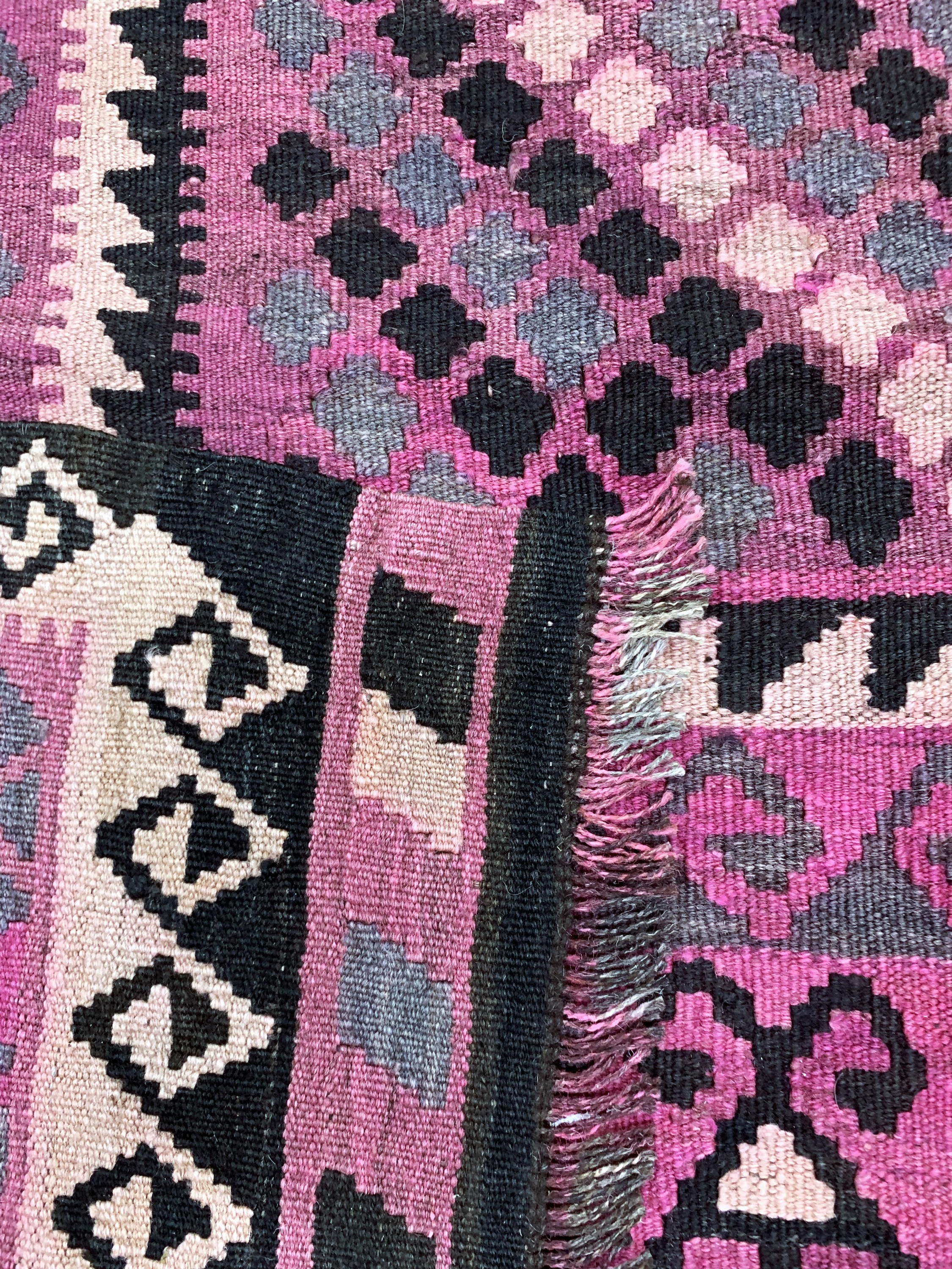 Detail f: Kelim Meymaneh, Afghanistan, Mitte 20.Jhd, Wolle auf Wolle, ca. 270 x 230 cm, EHZ: 2