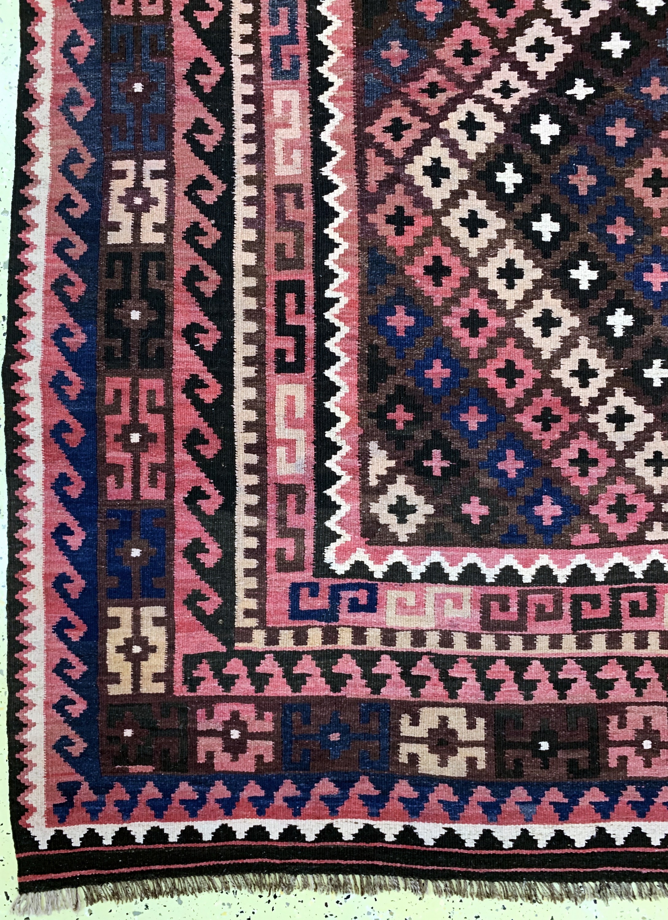 Detail b: Kelim Meymaneh, Afghanistan, Mitte 20.Jhd, Wolle auf Wolle, ca. 290 x 196 cm, EHZ: 2
