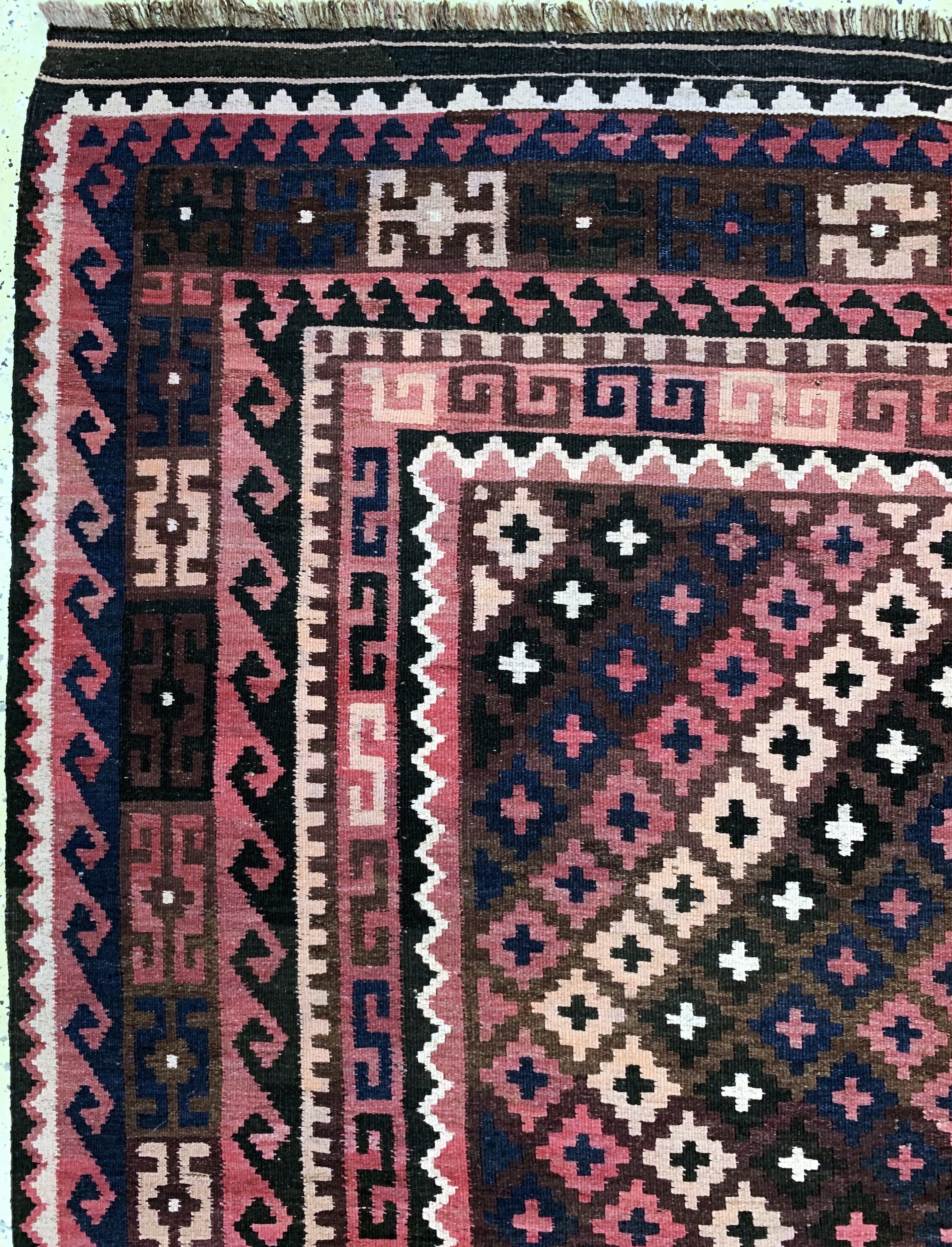 Detail c: Kelim Meymaneh, Afghanistan, Mitte 20.Jhd, Wolle auf Wolle, ca. 290 x 196 cm, EHZ: 2
