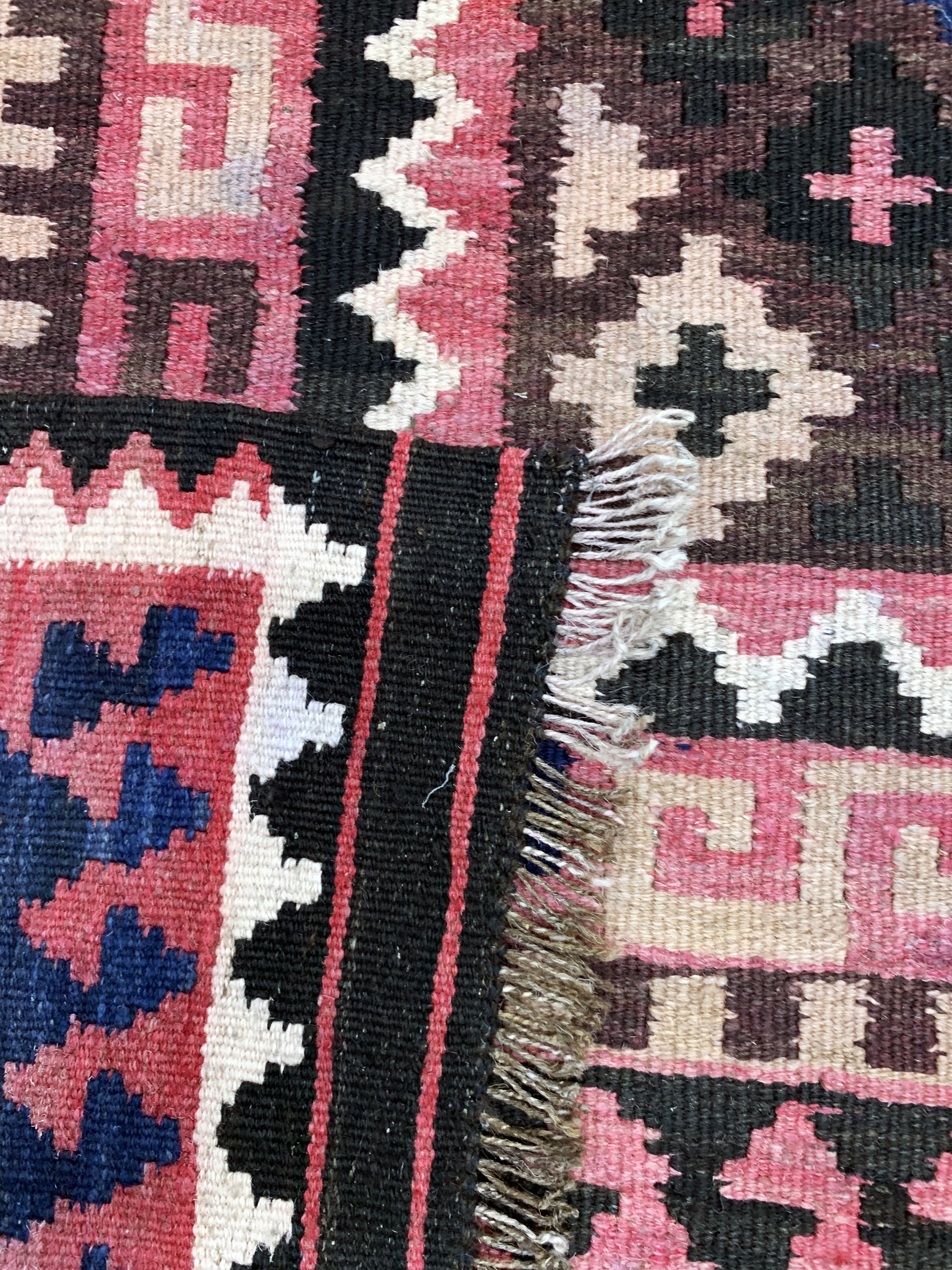 Detail f: Kelim Meymaneh, Afghanistan, Mitte 20.Jhd, Wolle auf Wolle, ca. 290 x 196 cm, EHZ: 2