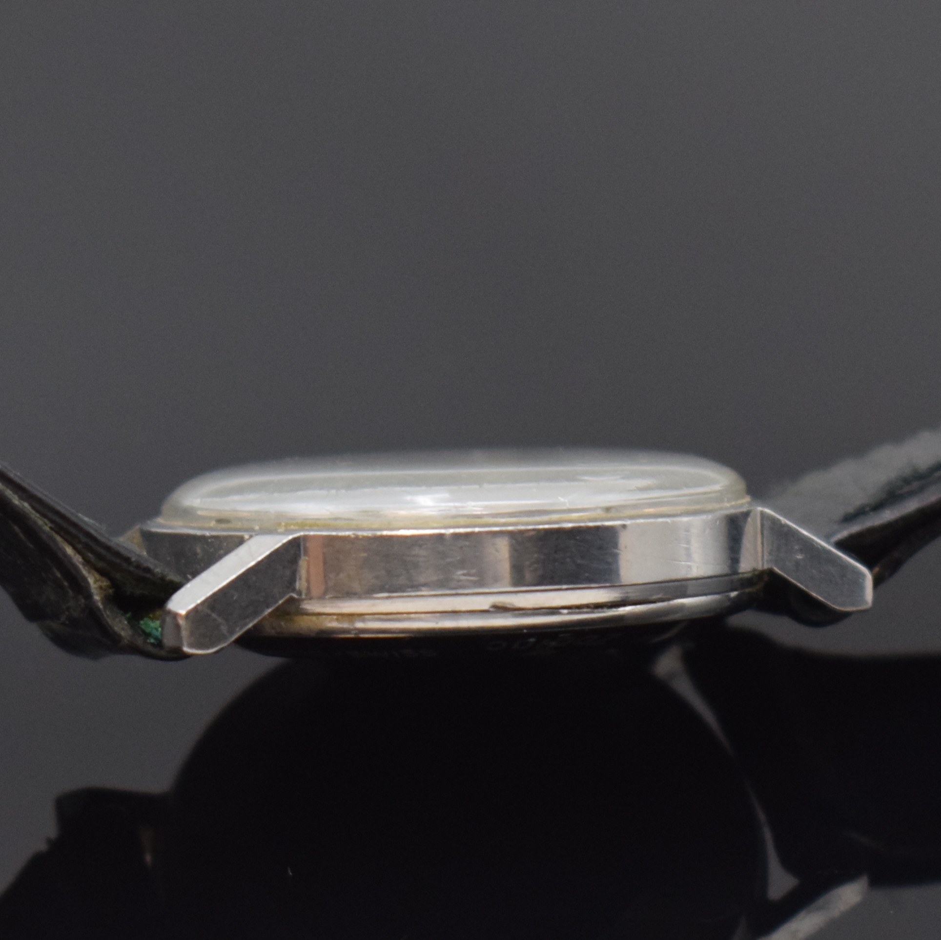 Detail c: ZODIAC Kingline Chronometer 36.000 Herrenarmbanduhr, Schweiz um 1965, Automatik, Stahlgeh., Boden aufgedr., silb. Zifferbl. m. aufges. Std.-Ind., ...