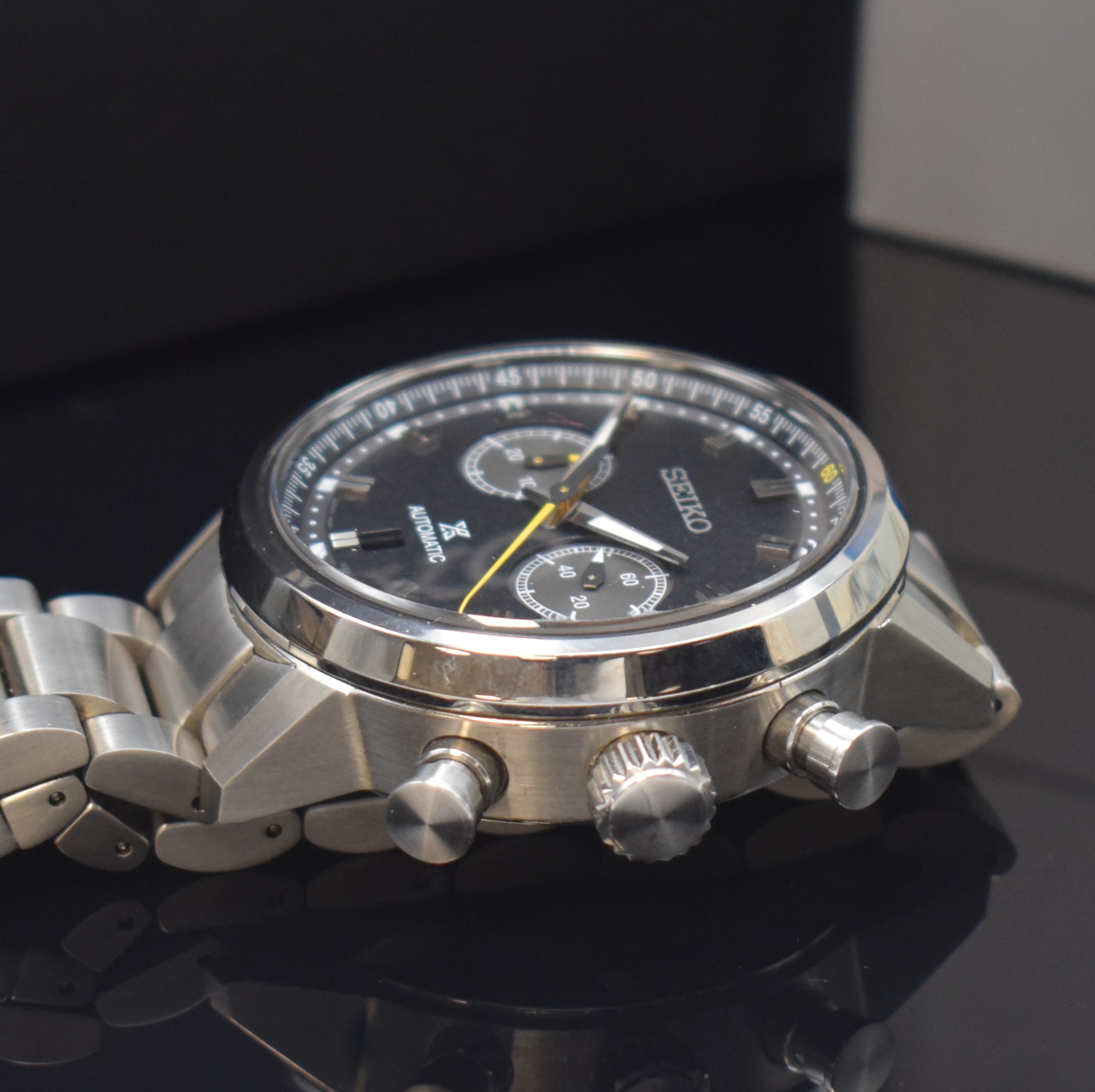 Detail c: SEIKO Prospex Speedtimer, auf 400 Stück limitierter Armbandchronograph in Stahl, Japan verk. lt. beil. Pap. 07/2022, Automatik, beids. vergl. Geh. ...