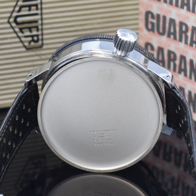 26869948f - HEUER Military sehr seltene Armband-Stoppuhr als Full-Set, Schweiz um 1969, Handaufzug, ...