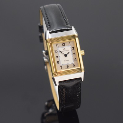 26869974b - Jaeger-LeCoultre Reverso Damenarmbanduhr Referenz 260.5.08, quarz, Edelstahl u. GG ...