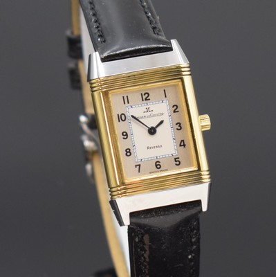 26869974c - Jaeger-LeCoultre Reverso Damenarmbanduhr Referenz 260.5.08, quarz, Edelstahl u. GG ...