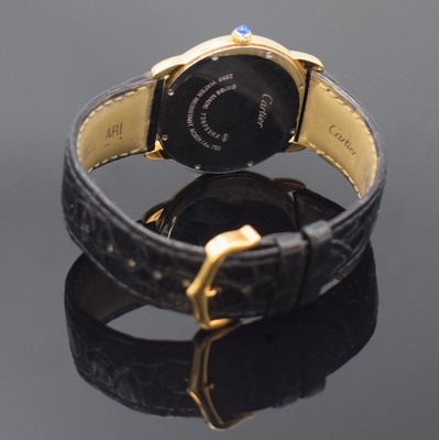 26869976d - CARTIER Ronde Solo De Cartier Armbanduhr Referenz 2988, quarz, Geh. in GG 750/000, ...