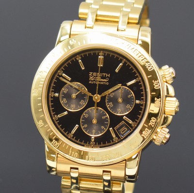 26869979a - ZENITH El Primero Rainbow Herrenchronograph in GG 750/000 Referenz 30-0360-400, ...
