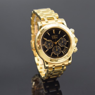 26869979b - ZENITH El Primero Rainbow Herrenchronograph in GG 750/000 Referenz 30-0360-400, ...