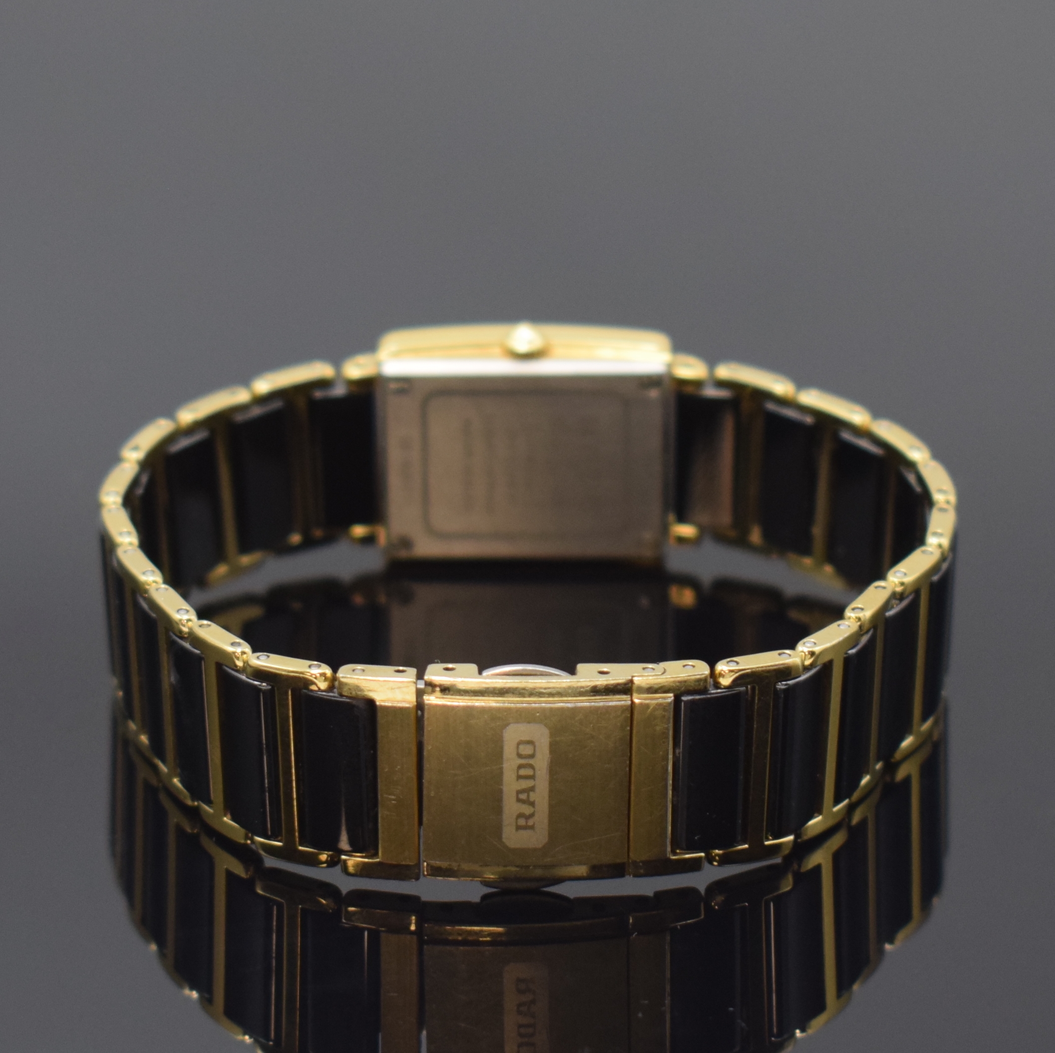 Detail b: RADO Diastar Jubilé Damenarmbanduhr mit Diamantbesatz Referenz 153.0339.3, Schweiz um 2010, quarz, verg. Geh. inkl. Gliederband m. dopp. Faltschl., ...