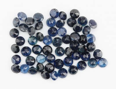 Image 26870827 - Lot lose Saphire, zus. ca. 13.27 ct, rundfacett. in versch. Größen und ...