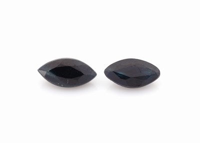 26870953a - Lot lose Saphire, zus. ca. 28.78 ct, facett. Navettes Schätzpreis: 3200, - EUR