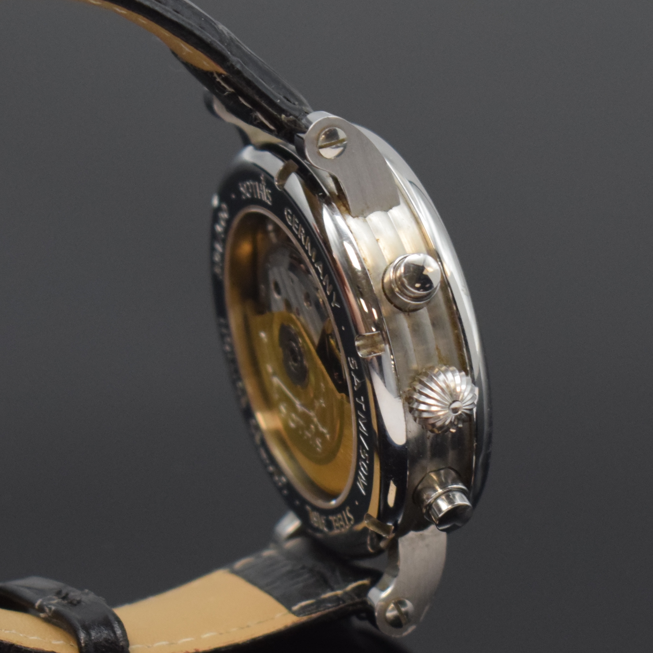 Detail c: SOTHIS auf 500 Stück limitierte Armbanduhr Chronograph Classico, Automatik, Deutschland/ Schweiz um 2010, beids. vergl. Edelstahlgeh. inkl. ...