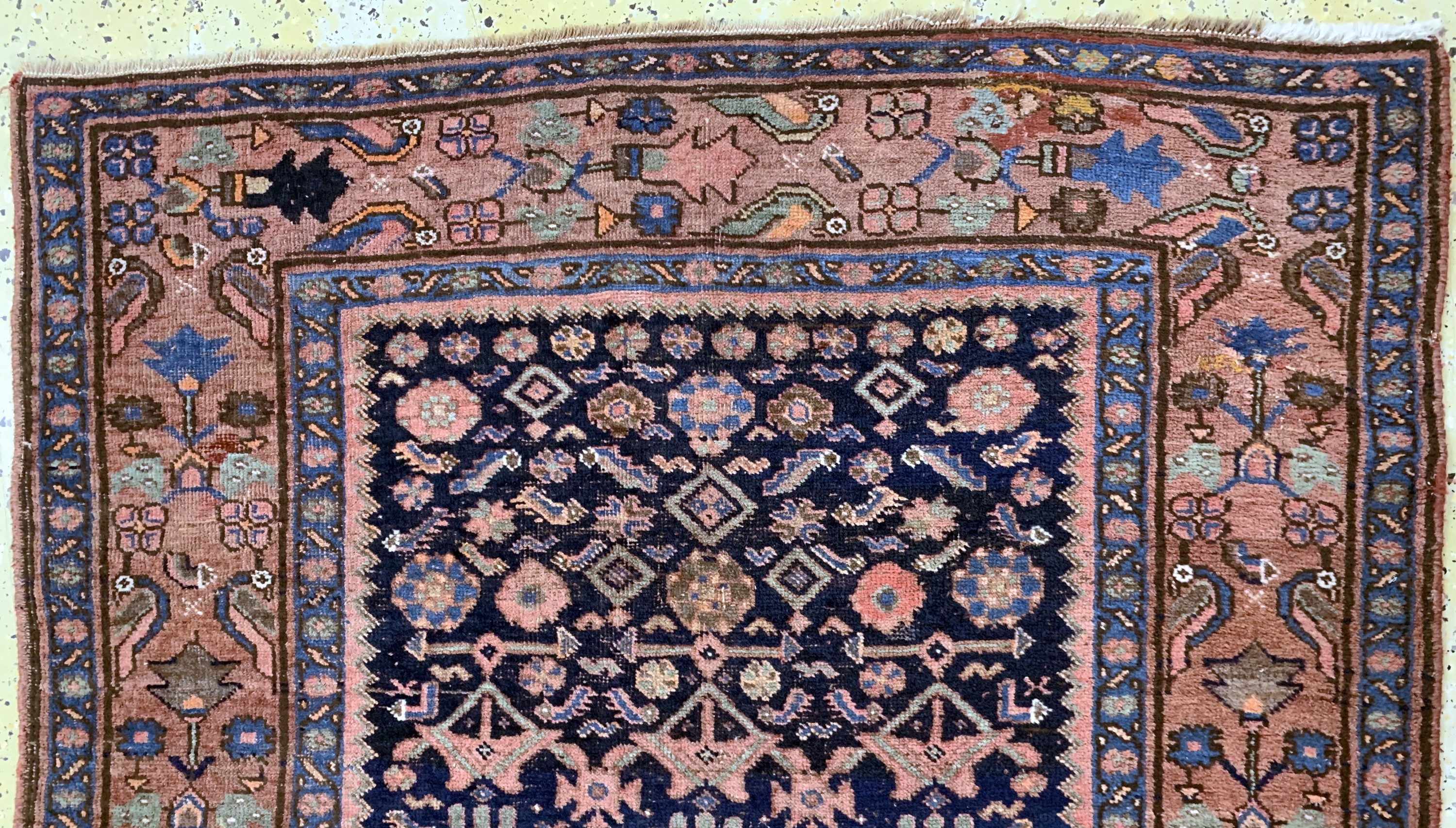 Detail a: Kordi Bidjar antik, Persien, um 1900, Wolleauf Wolle, ca. 240 x 133 cm, EHZ: 3, (restauriert)