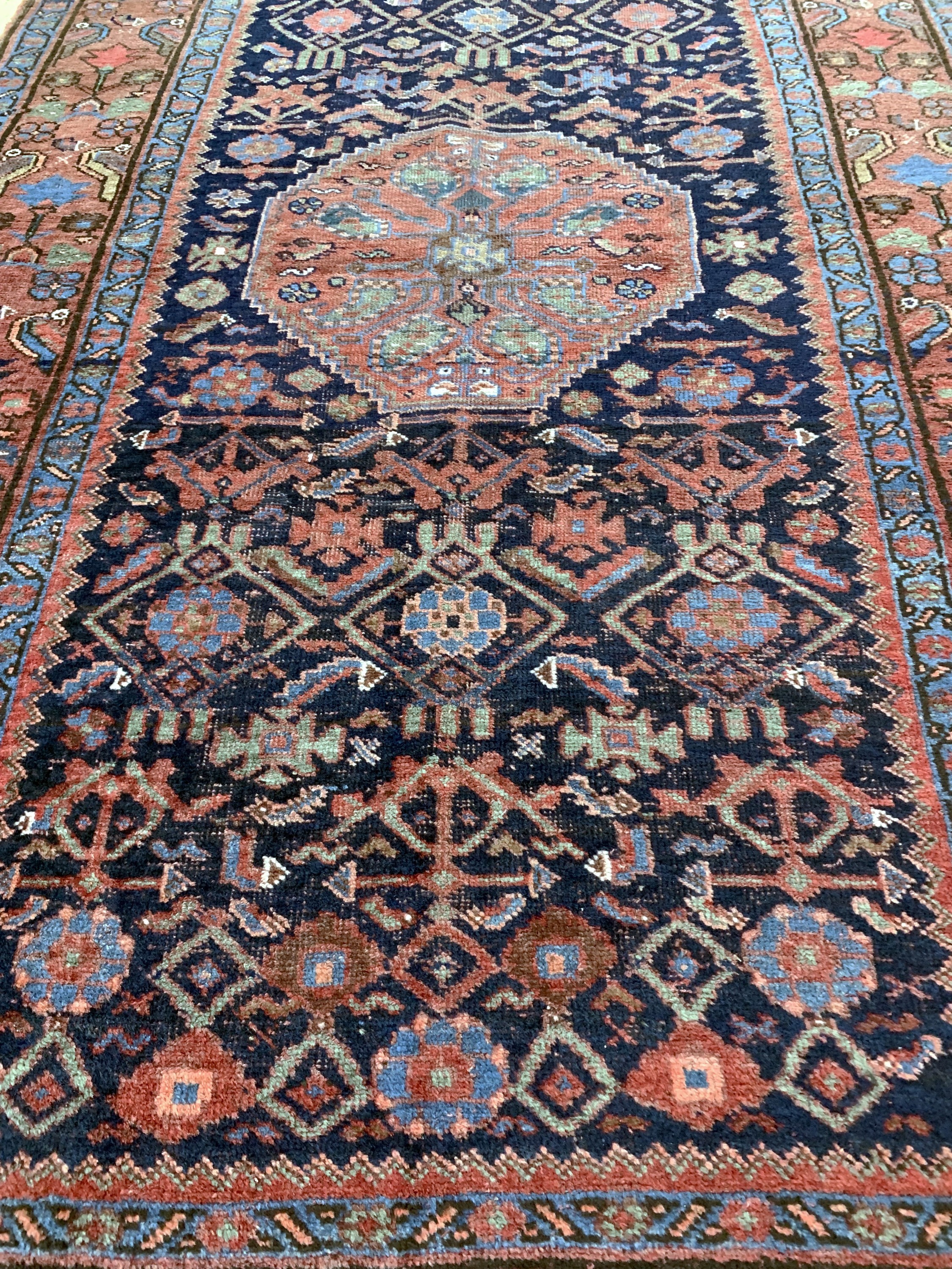 Detail d: Kordi Bidjar antik, Persien, um 1900, Wolleauf Wolle, ca. 240 x 133 cm, EHZ: 3, (restauriert)