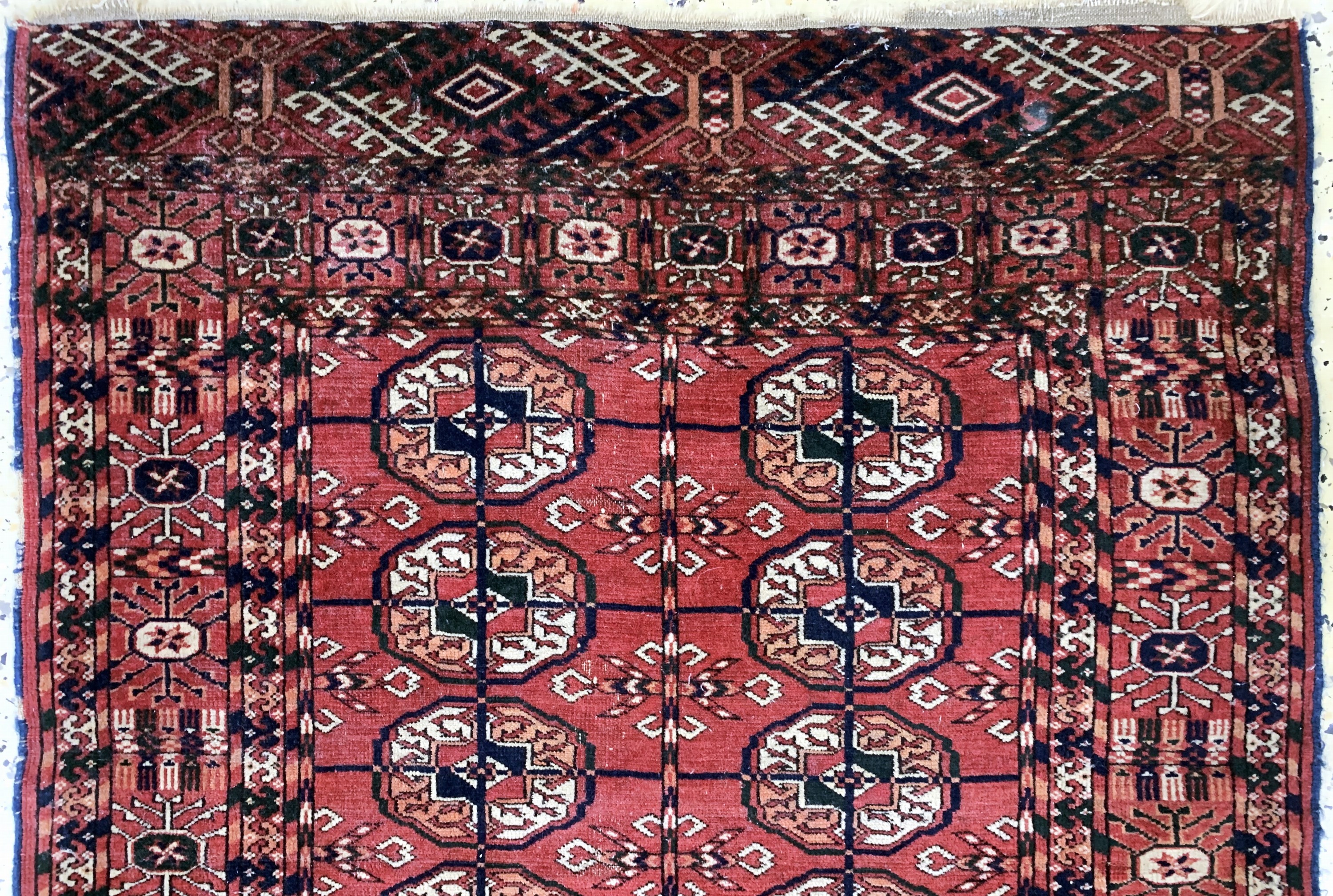 Detail a: Herdteppich antik, Turkmenistan, um 1900, Wolle auf Wolle, ca. 110 x 90 cm, EHZ: 3