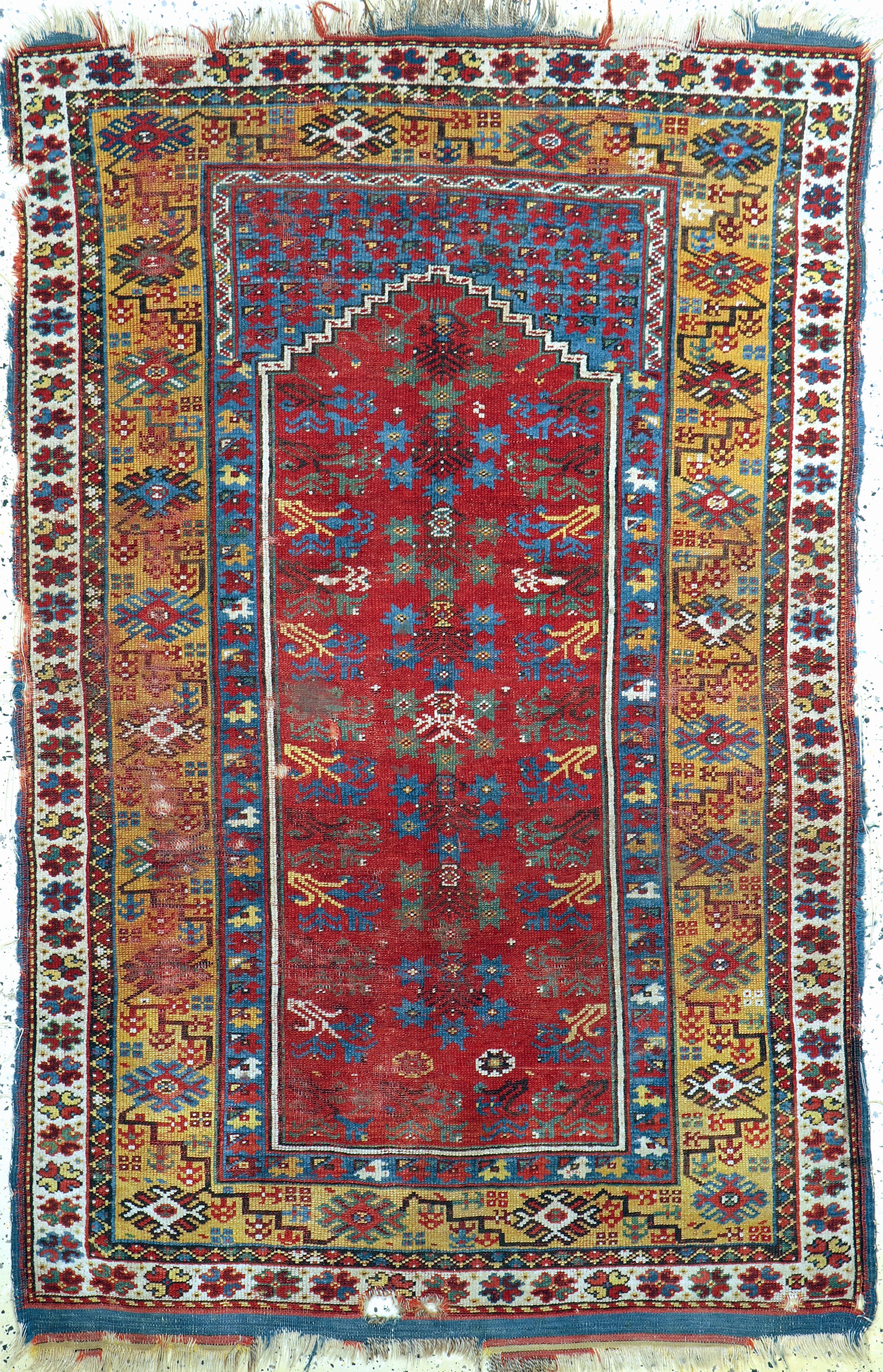 Antiker Megri, Türkei, 19.Jhd, Wolle auf Wolle, ca. 190 x 123 cm, EHZ: 4