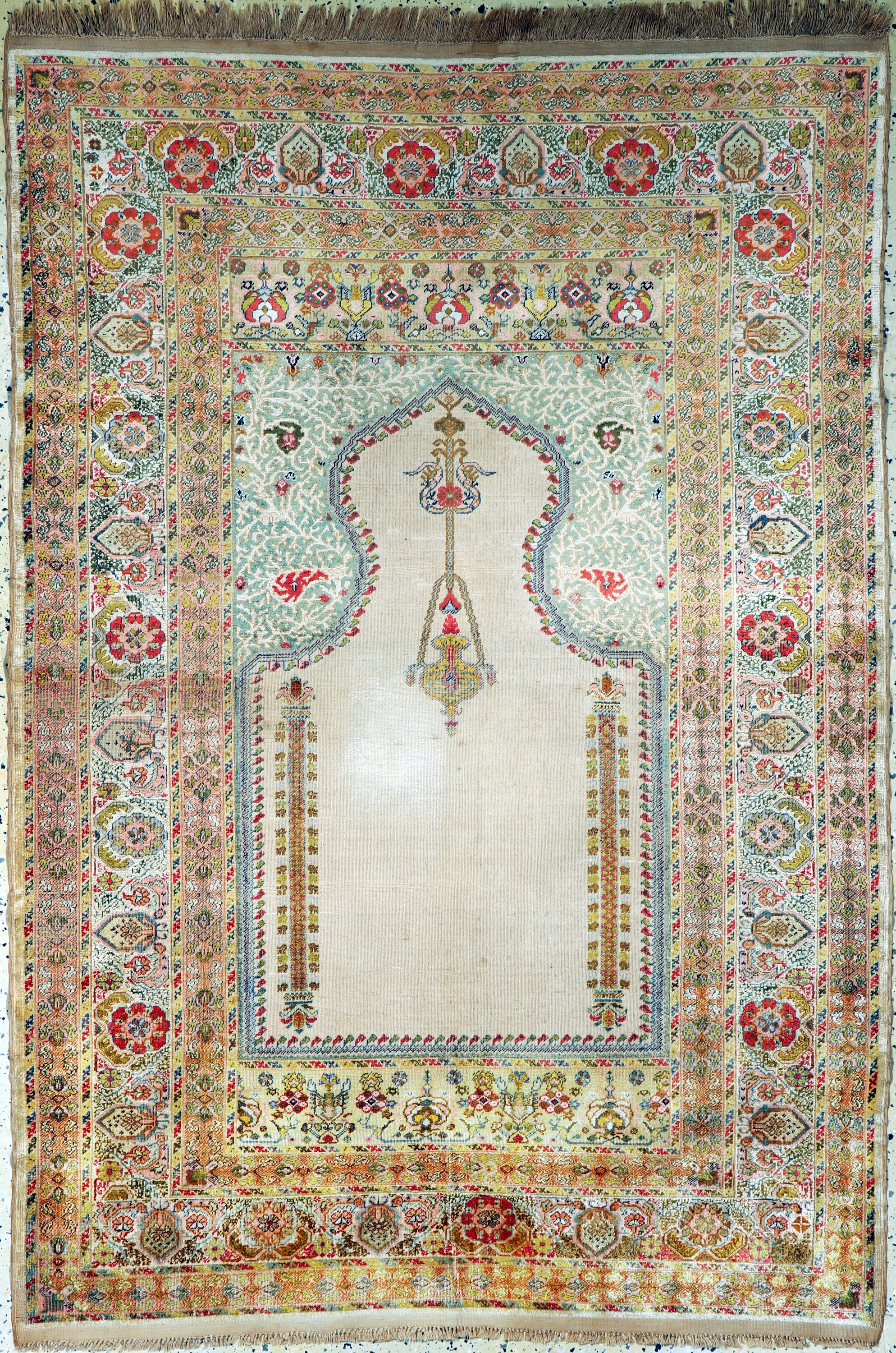 Kayseri antik, Türkei, um 1900, merzerisierte Baumwolle, ca. 190 x 129 cm, EHZ: 3