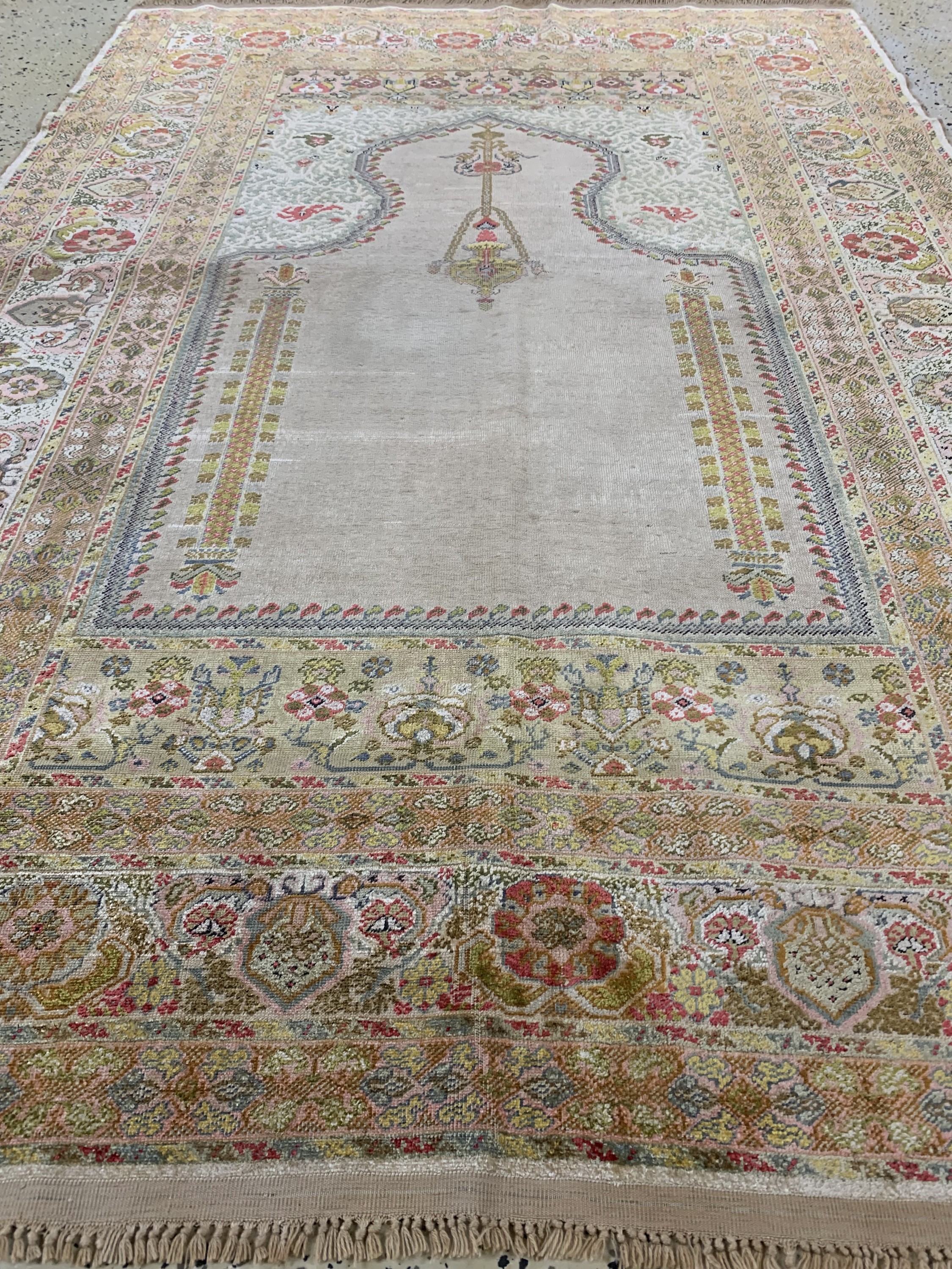 Detail d: Kayseri antik, Türkei, um 1900, merzerisierte Baumwolle, ca. 190 x 129 cm, EHZ: 3
