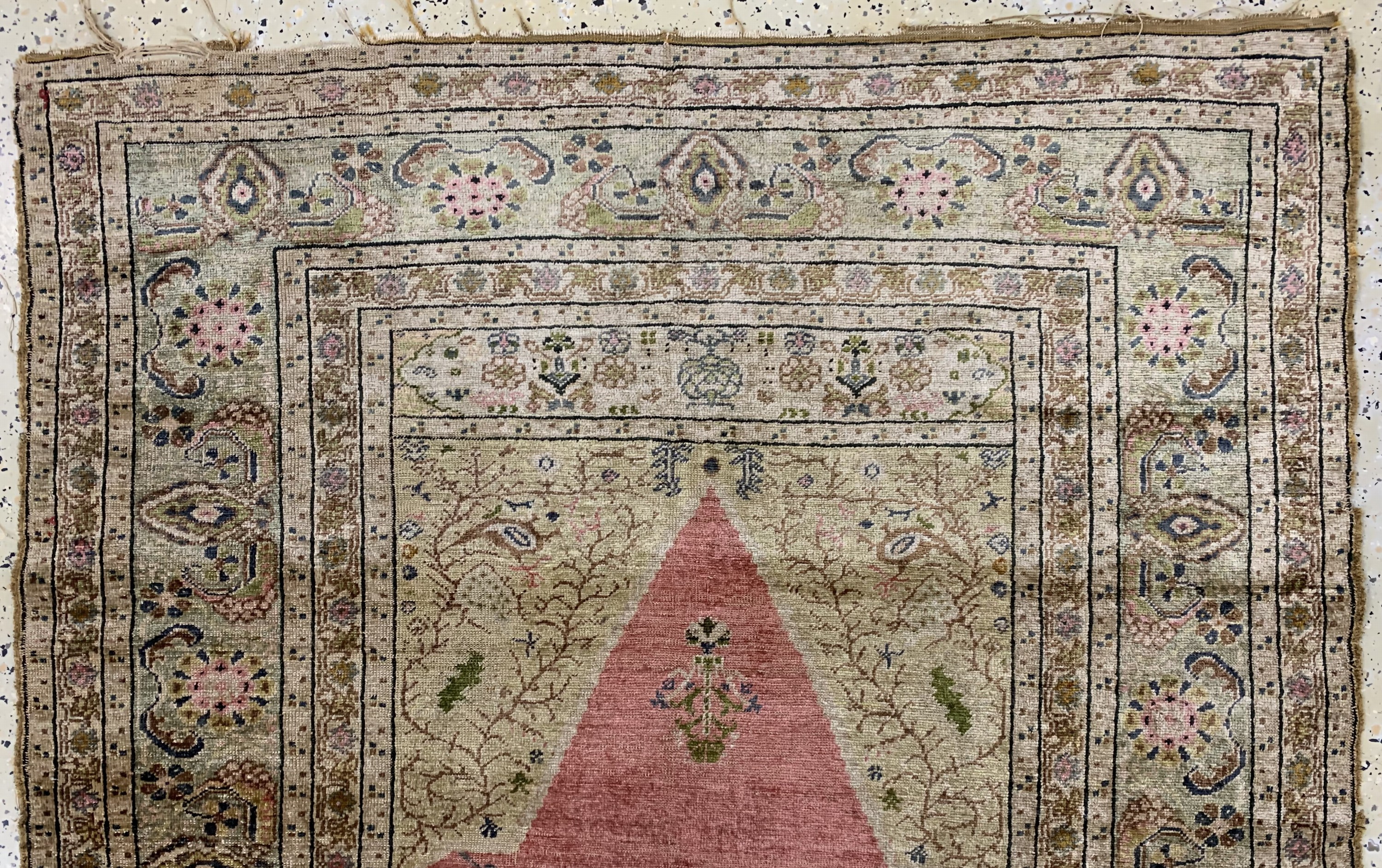Detail a: Antiker Sivas, Türkei, um 1900, Naturseide,ca. 170 x 120 cm, EHZ: 3-4