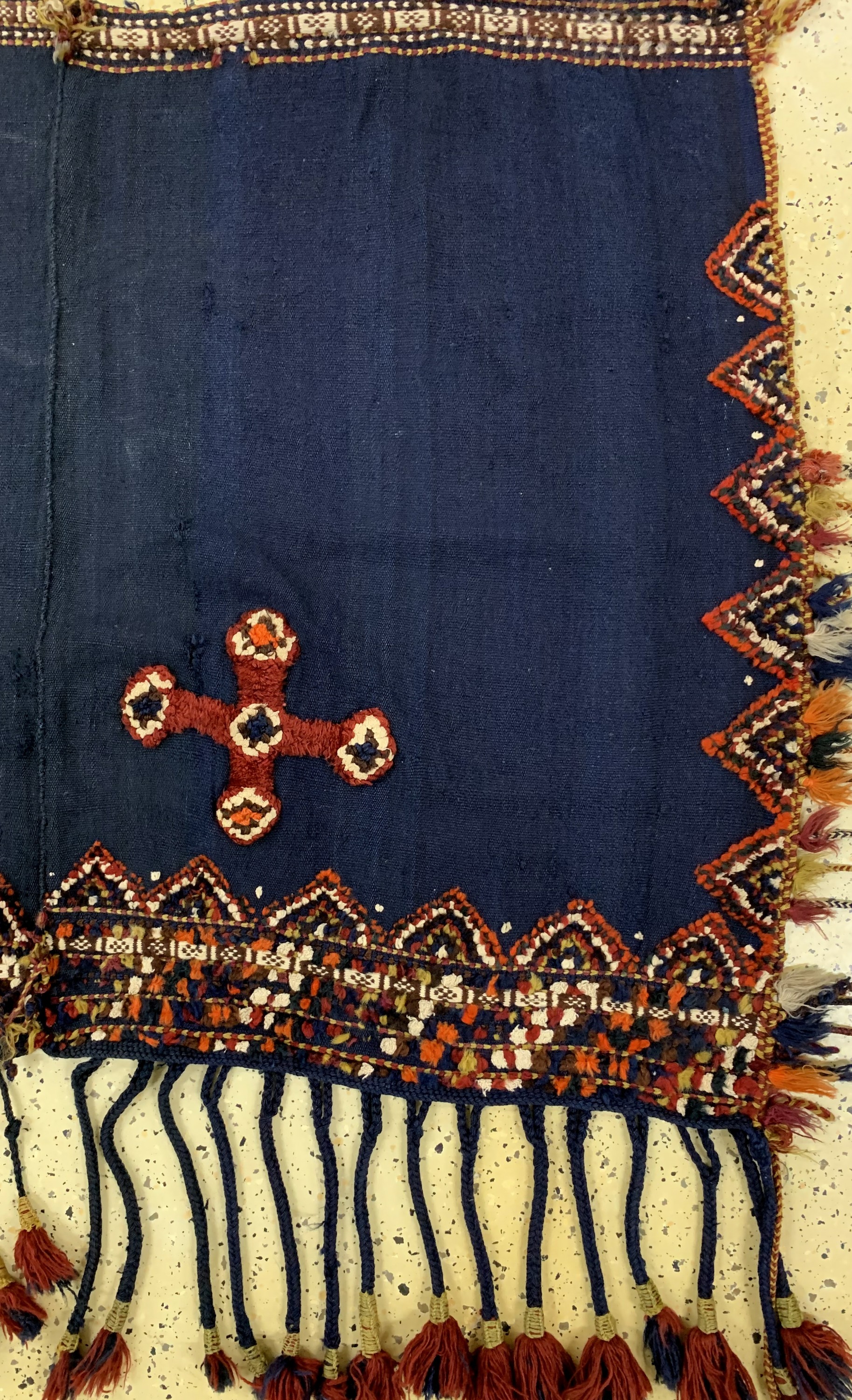 Detail a: Ghaschgai"Pferdedecke", Persien, Anfang 20.Jhd, Wolle auf Wolle, ca. 166 x 145 cm, EHZ: 2