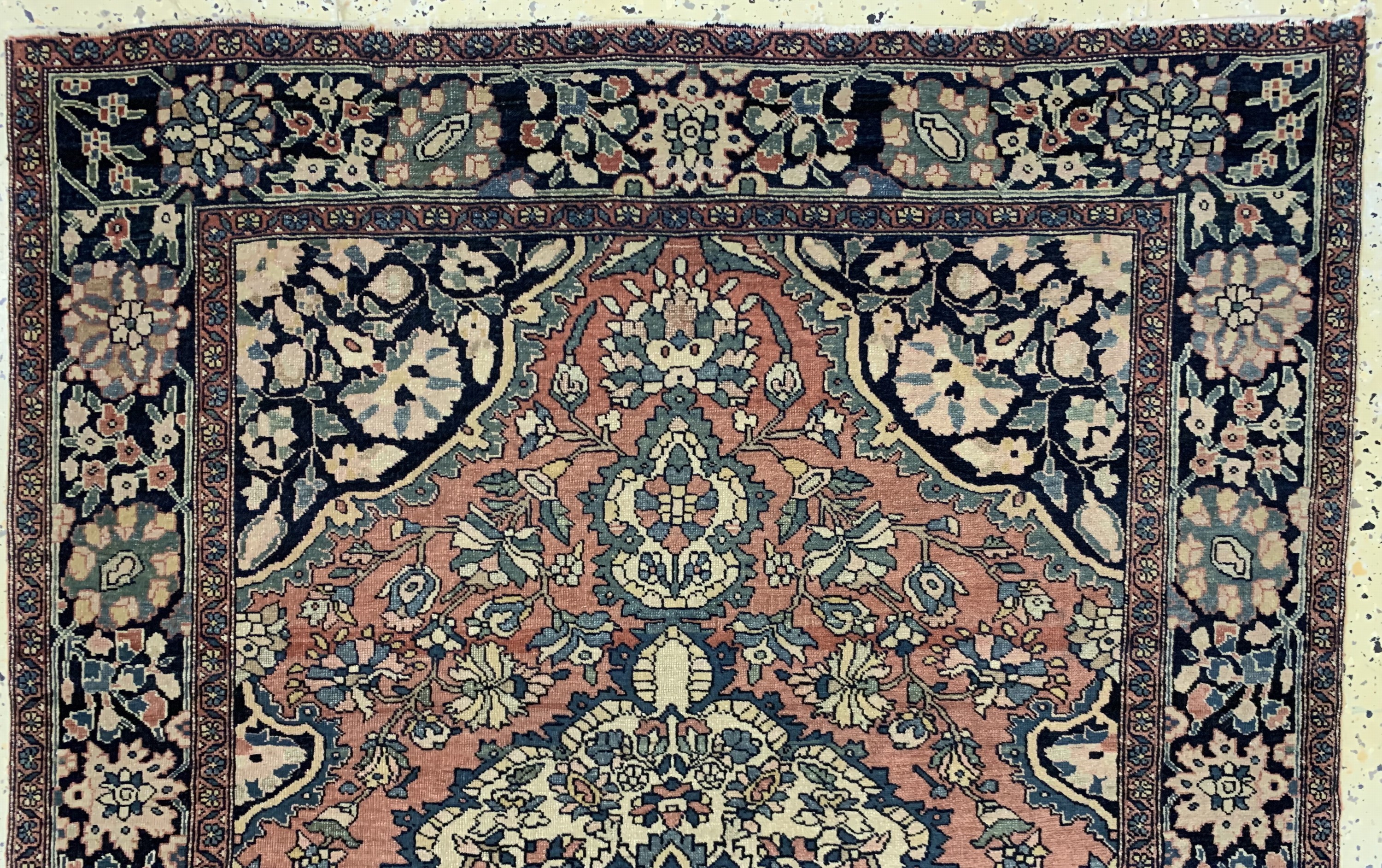 Detail a: Antiker Farahan, Persien, um 1900, Wolle auf Baumwolle, ca. 148 x 104 cm, EHZ: 3