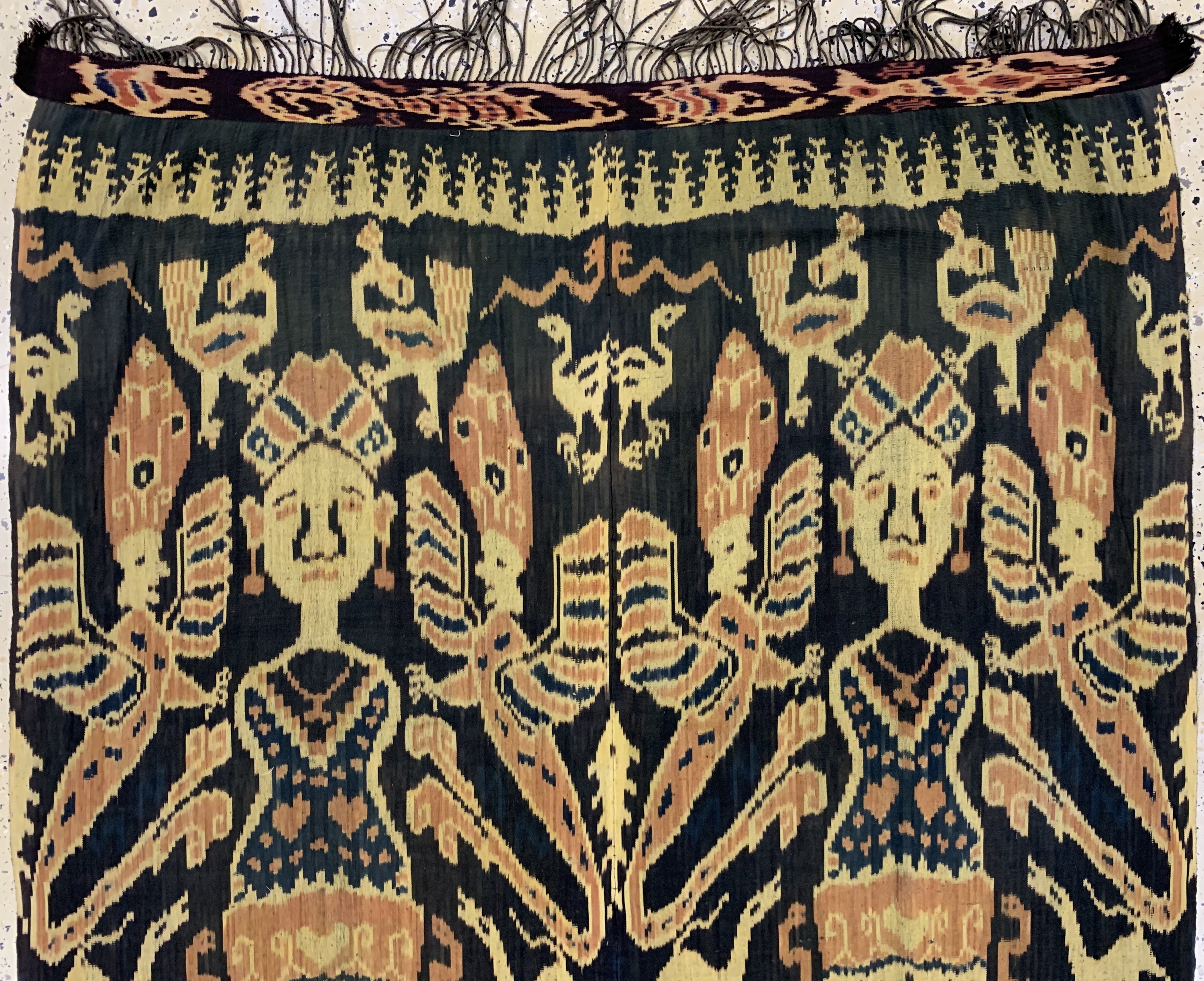 Detail a: Sumba Ikat, Indonesien, Anfang 20.Jhd, Baumwolle, ca. 270 x 130 cm, EHZ: 2