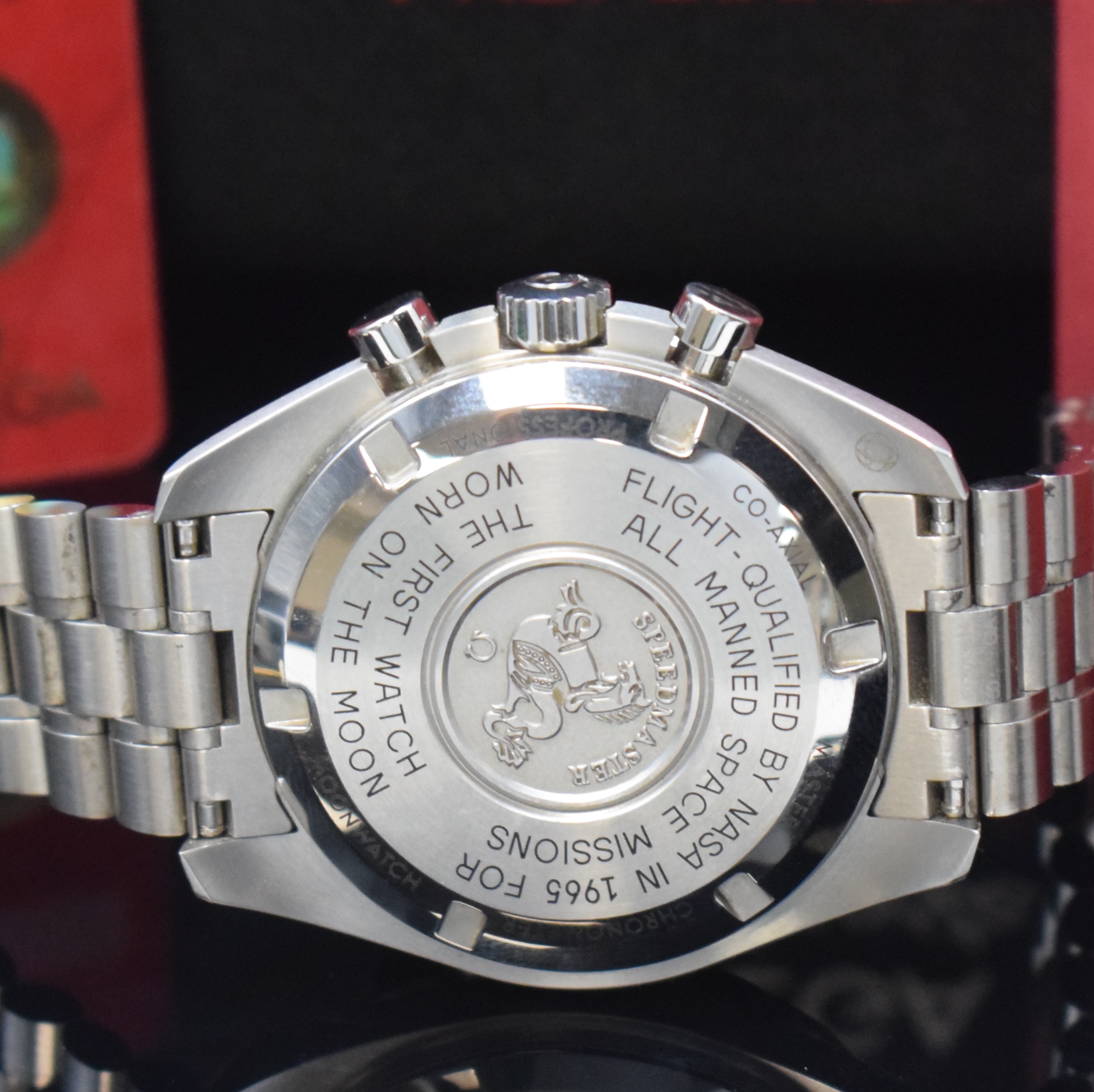Detail d: OMEGA Armbandchronograph Speedmaster Professional Moonwatch Referenz 310.30.42.50.01.001, Handaufzug, Chronometer in Edelstahl inkl. orig. ...