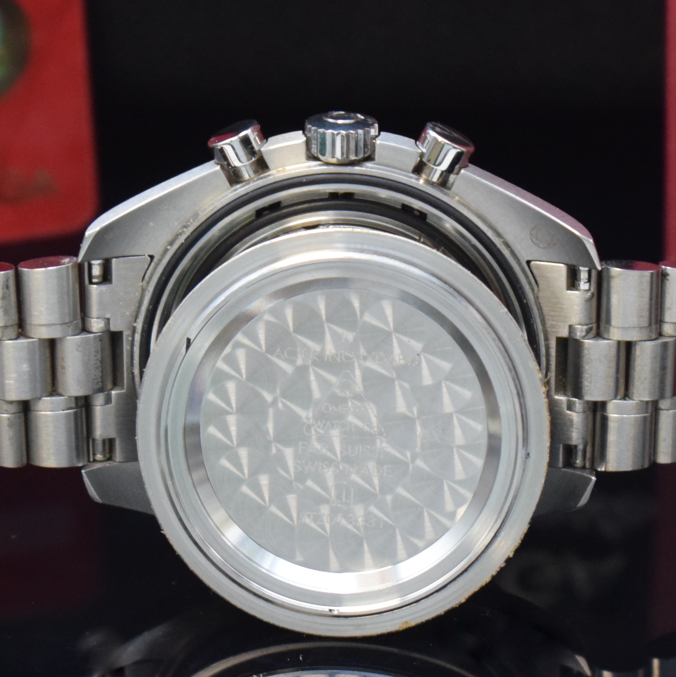 Detail f: OMEGA Armbandchronograph Speedmaster Professional Moonwatch Referenz 310.30.42.50.01.001, Handaufzug, Chronometer in Edelstahl inkl. orig. ...