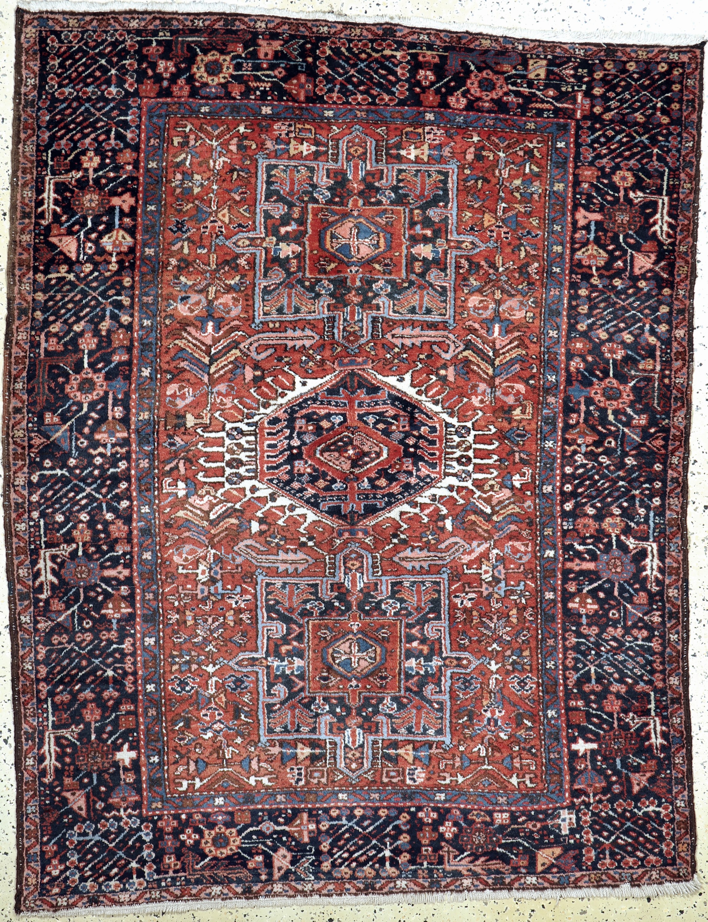 Garadjeh alt, Persien, Anfang 20.Jhd, Wolleauf Baumwolle, ca. 196 x 150 cm, EHZ: 2