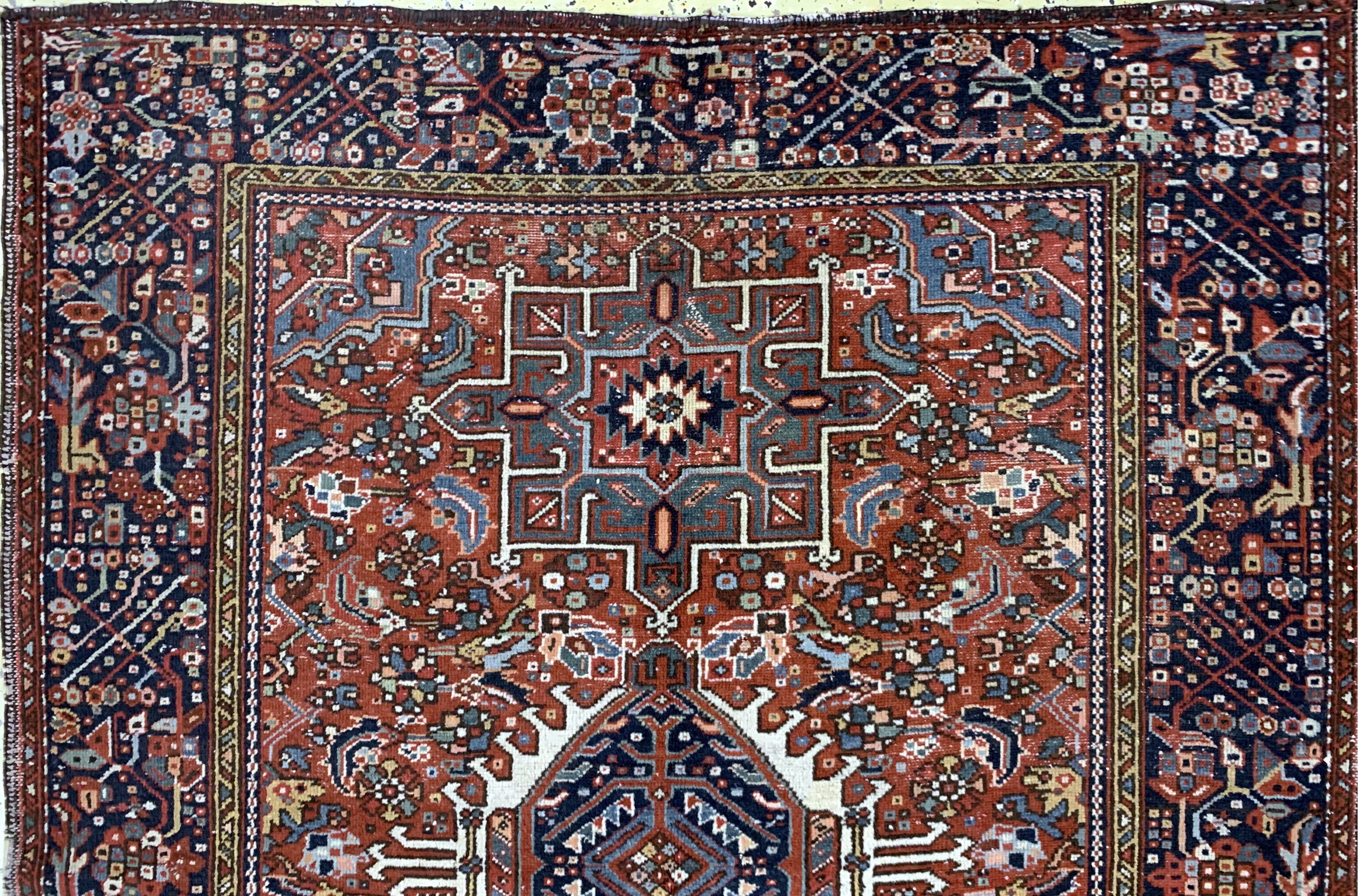 Detail a: Garadjeh alt, Persien, Anfang 20.Jhd, Wolleauf Baumwolle, ca. 187 x 144 cm, EHZ: 3