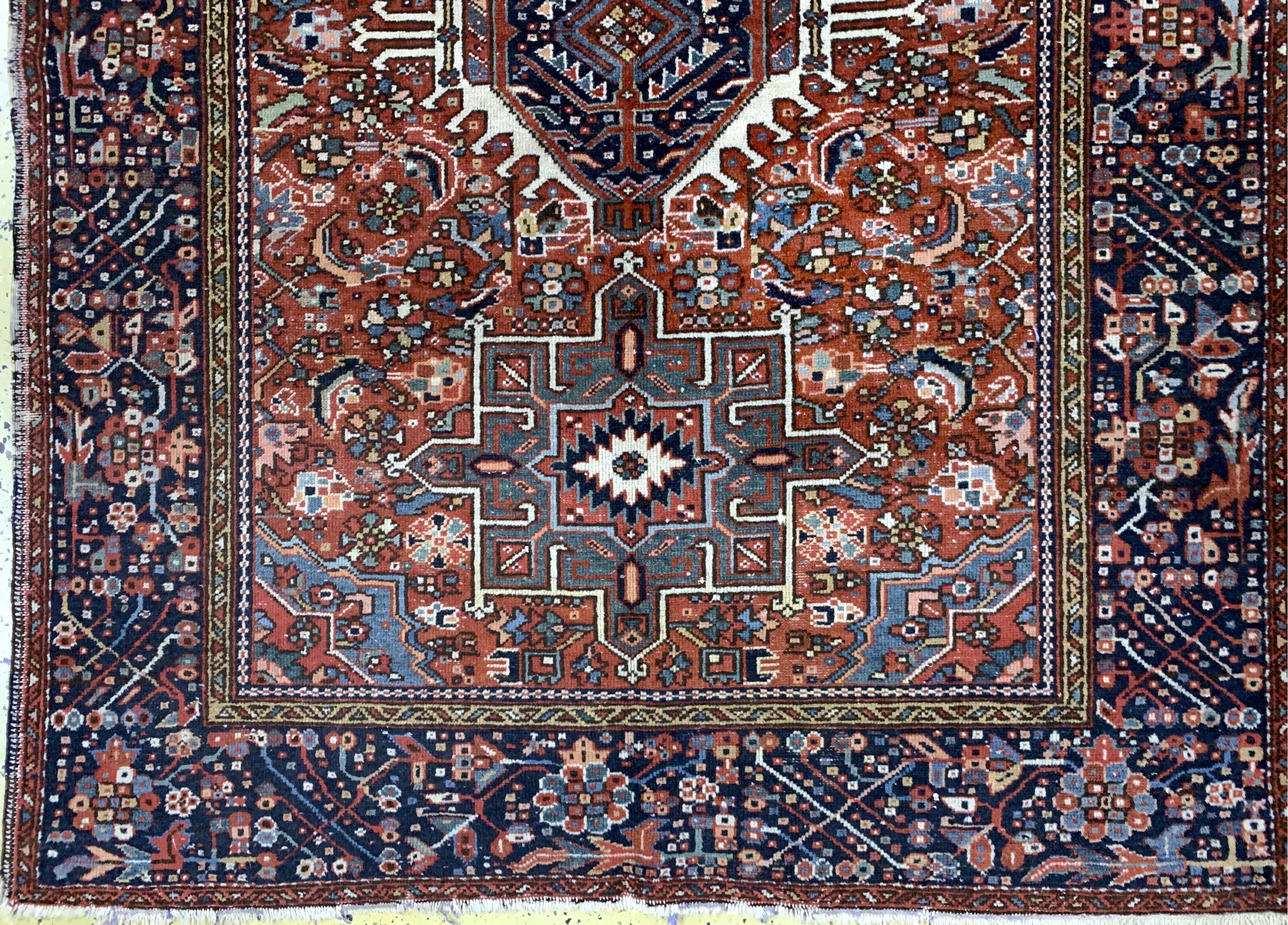 Detail b: Garadjeh alt, Persien, Anfang 20.Jhd, Wolleauf Baumwolle, ca. 187 x 144 cm, EHZ: 3
