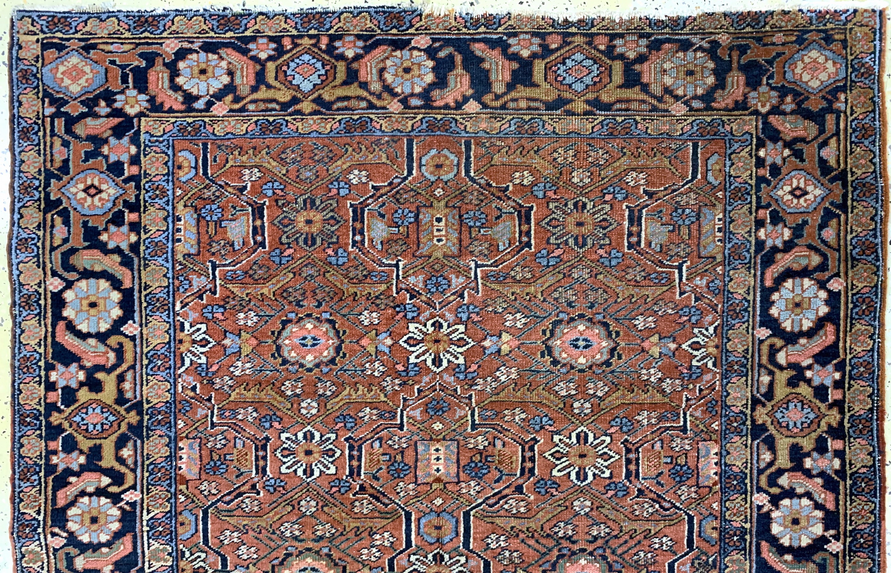 Detail a: Garadjeh alt, Persien, Anfang 20.Jhd, Wolleauf Baumwolle, ca. 187 x 147 cm, EHZ: 4