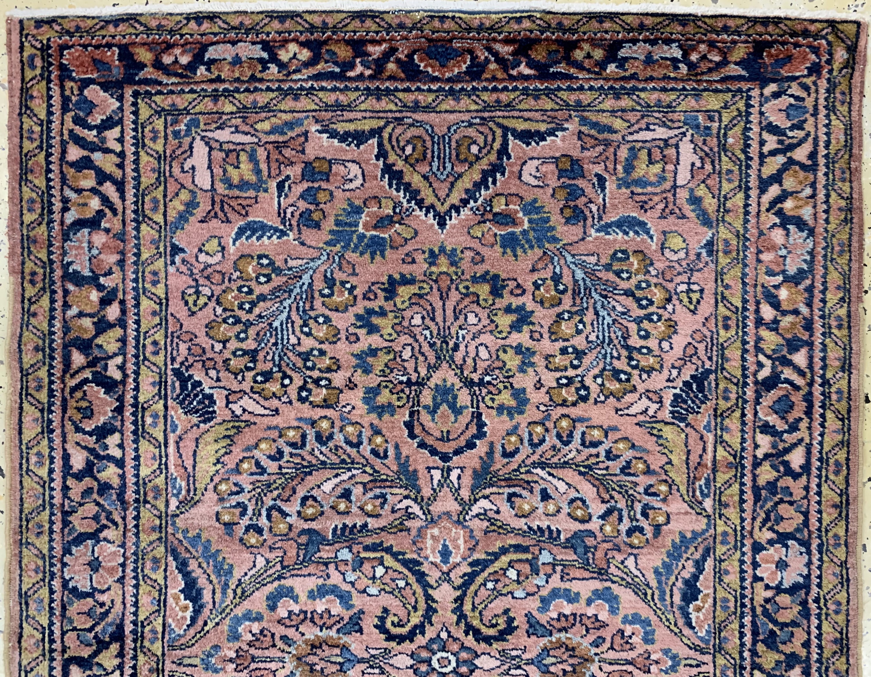 Detail a: Us Re-Import Lilian, Persien, Anfang 20.Jhd, Wolle auf Baumwolle, ca. 155 x 105 cm,EHZ: 2