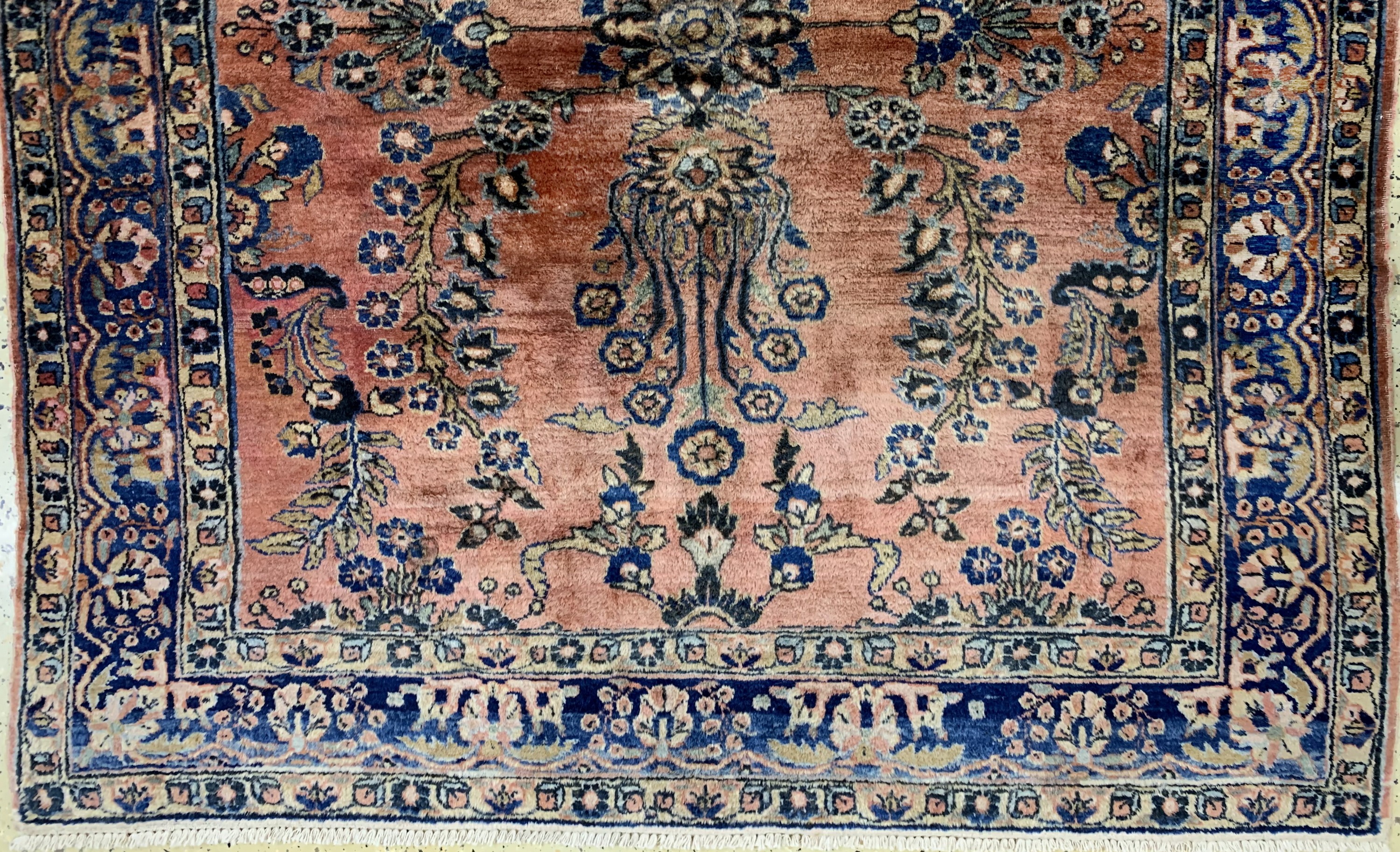 Detail b: Us Re-Import Lilian, Persien, Anfang 20.Jhd, Wolle auf Baumwolle, ca. 185 x 160 cm,EHZ: 2