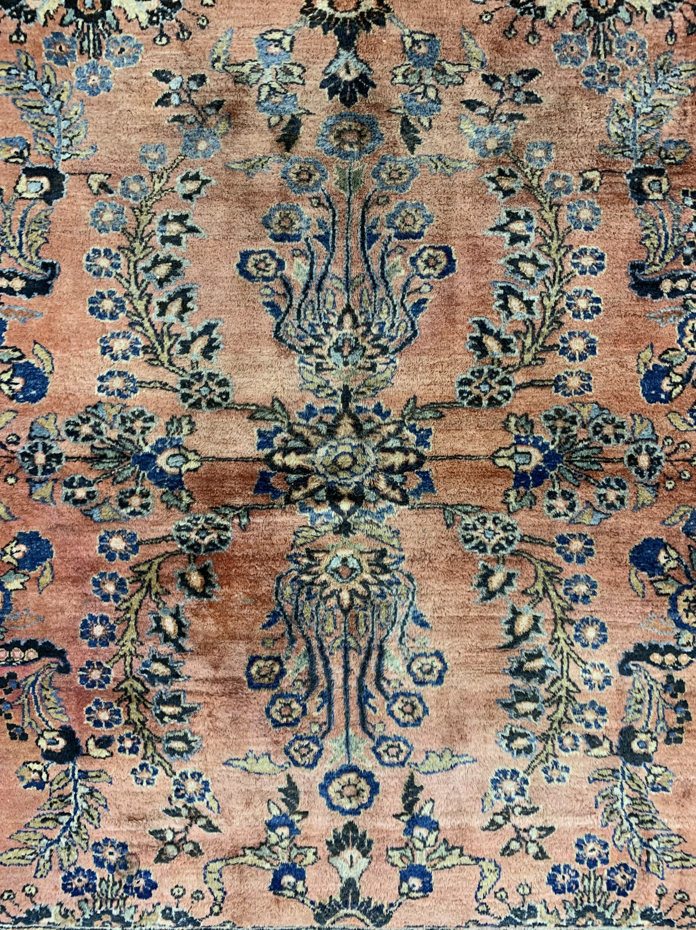 Detail c: Us Re-Import Lilian, Persien, Anfang 20.Jhd, Wolle auf Baumwolle, ca. 185 x 160 cm,EHZ: 2