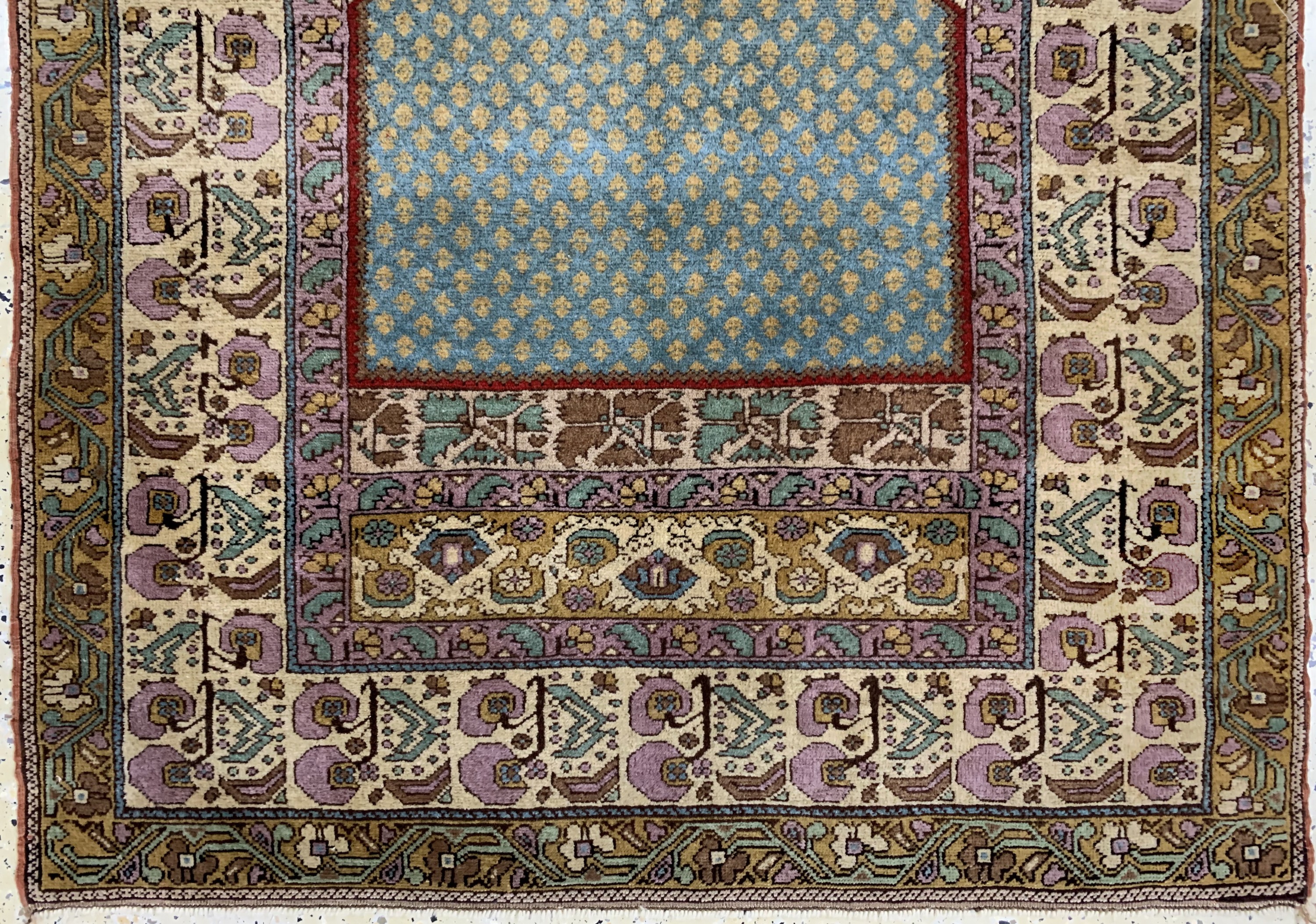 Detail a: Panderma alt, Türkei, Mitte 20.Jhd, Wolle auf Wolle, ca. 174 x 120 cm, EHZ: 2