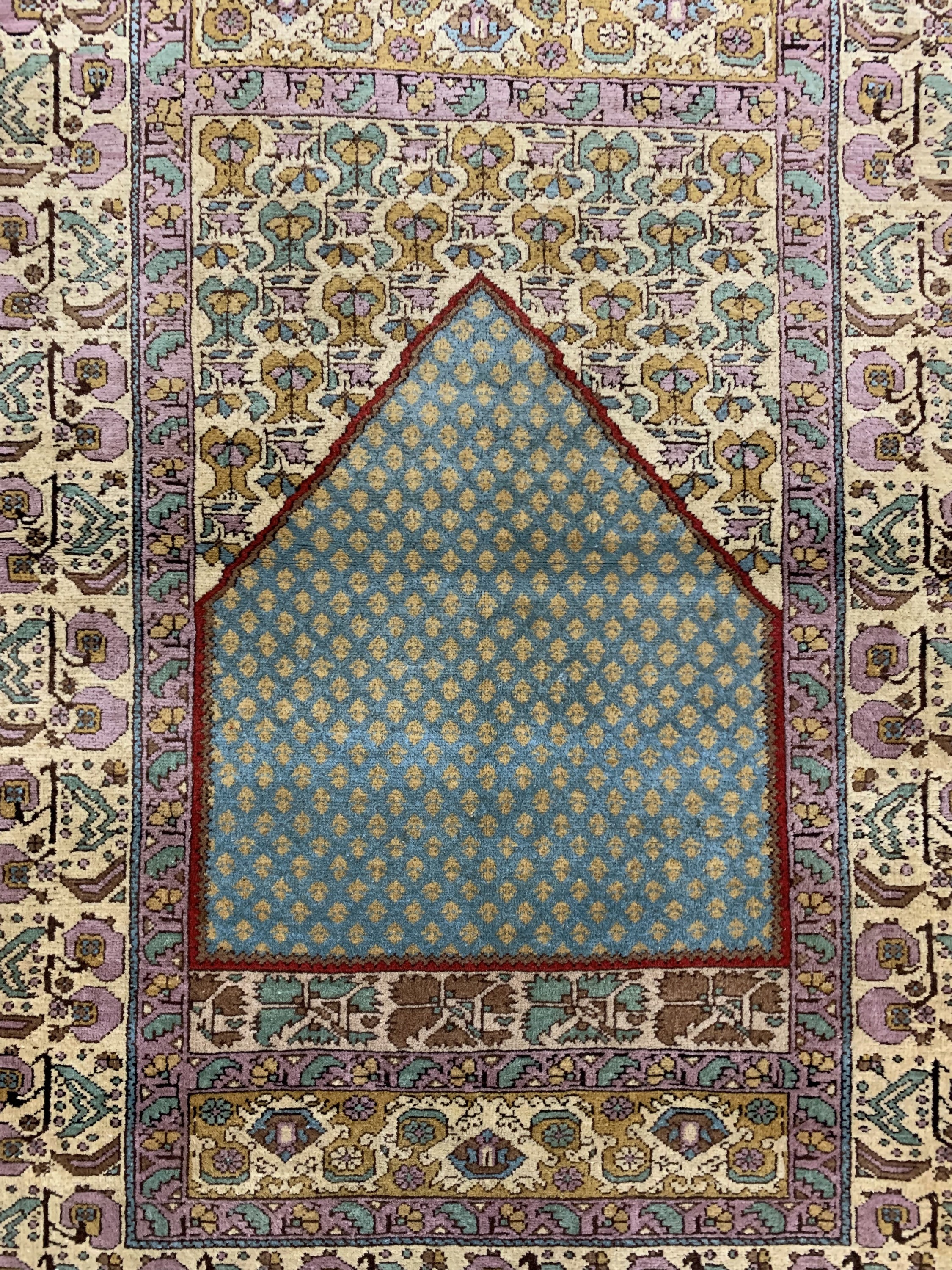 Detail c: Panderma alt, Türkei, Mitte 20.Jhd, Wolle auf Wolle, ca. 174 x 120 cm, EHZ: 2