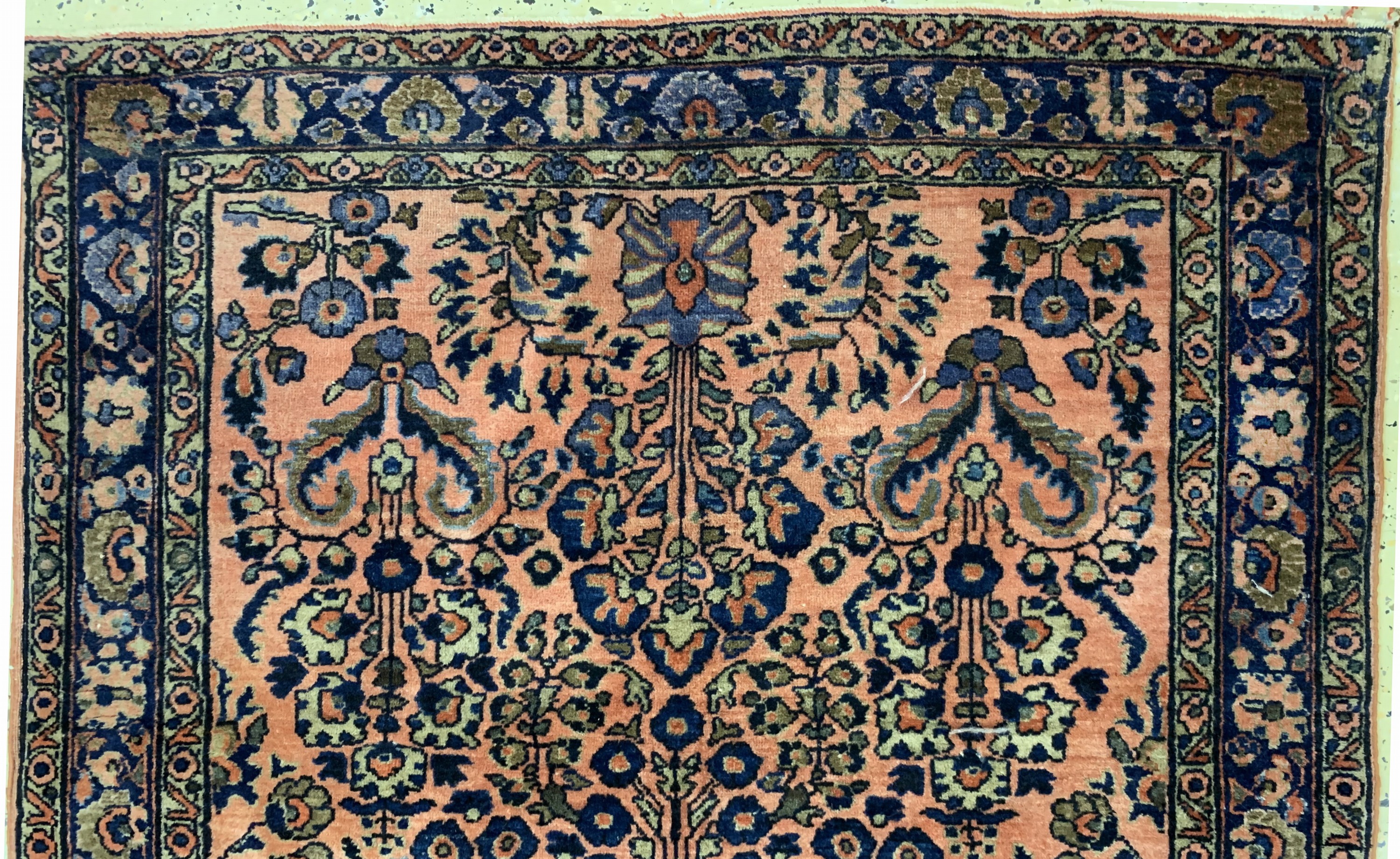 Detail a: Us Re-Import Sarogh antik, Persien, um 1900, Korkwolle auf Baumwolle, ca. 150 x 100 cm, EHZ: 2
