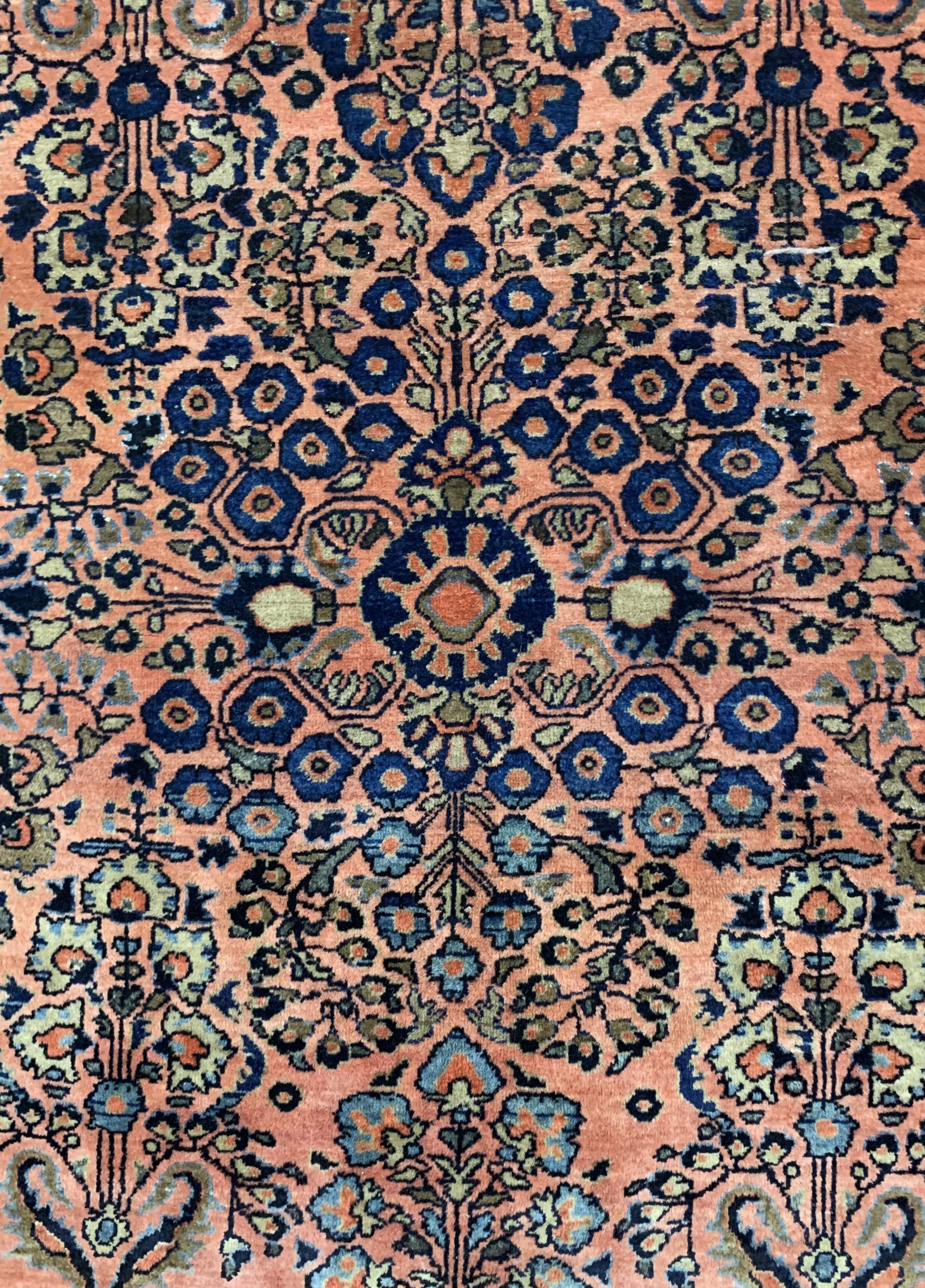 Detail c: Us Re-Import Sarogh antik, Persien, um 1900, Korkwolle auf Baumwolle, ca. 150 x 100 cm, EHZ: 2
