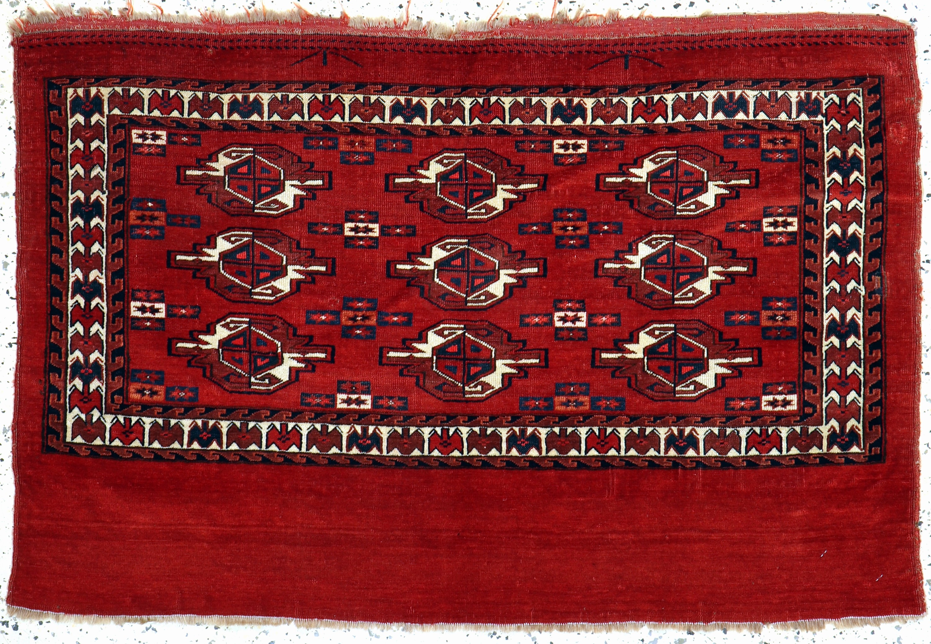 Tschowal antik, Turkmenistan, um 1900, Wolle auf Wolle, ca. 123 x 81 cm, EHZ: 3